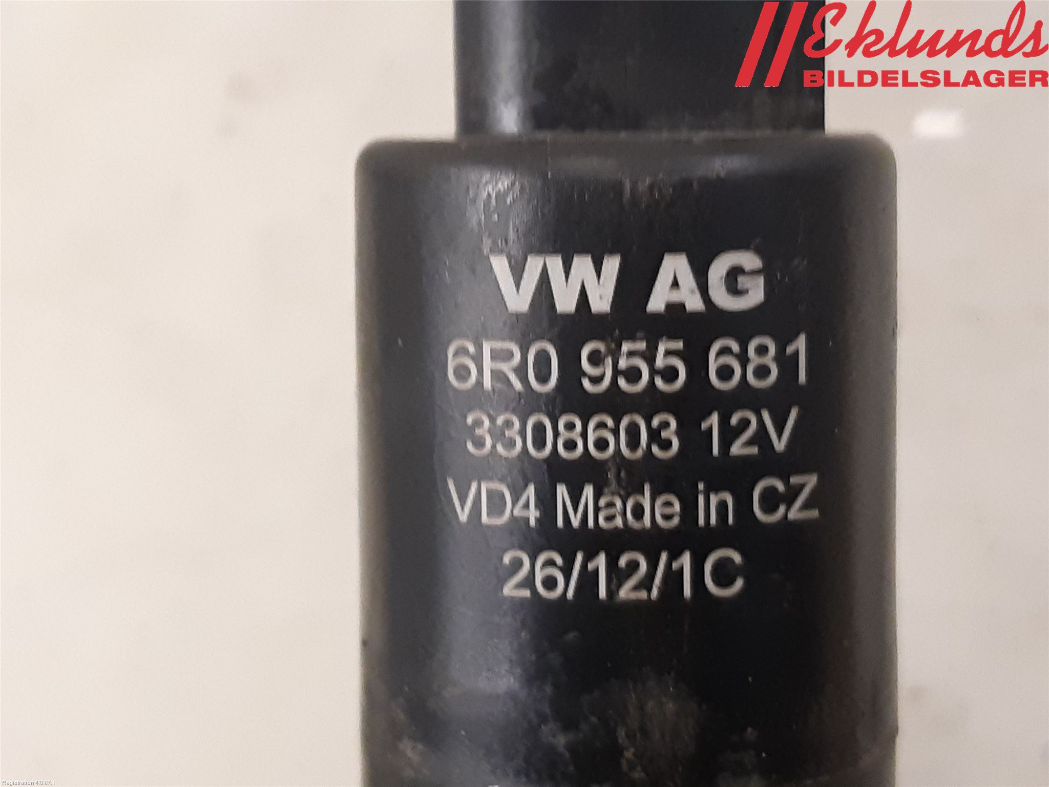 Volkswagen VW PASSAT 11-14 Spolarpump Högtryck