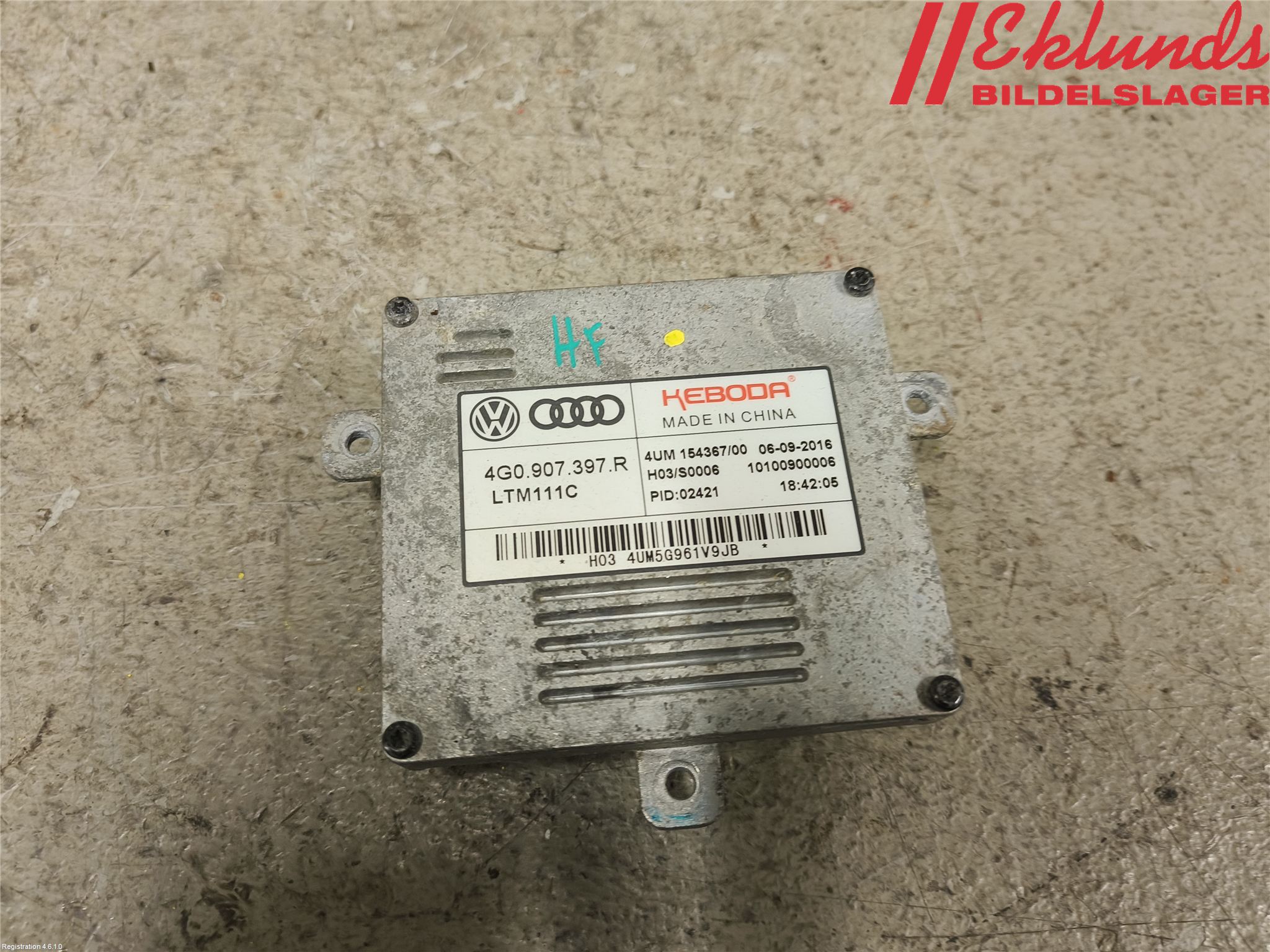 Audi A3/S3 8V 13-20 Styrenhet Strålkastare