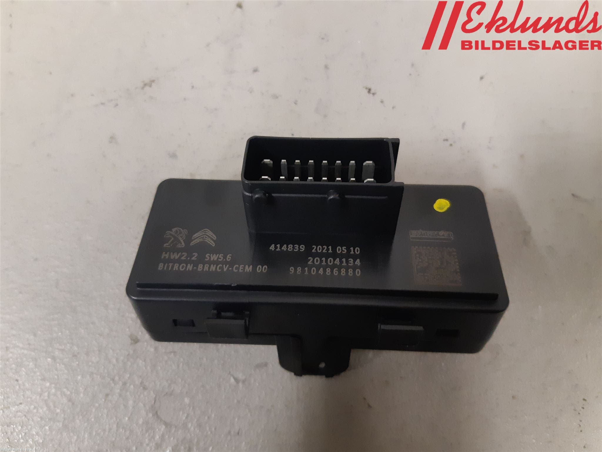 Peugeot 2008 13-20 Relä Stolvärme