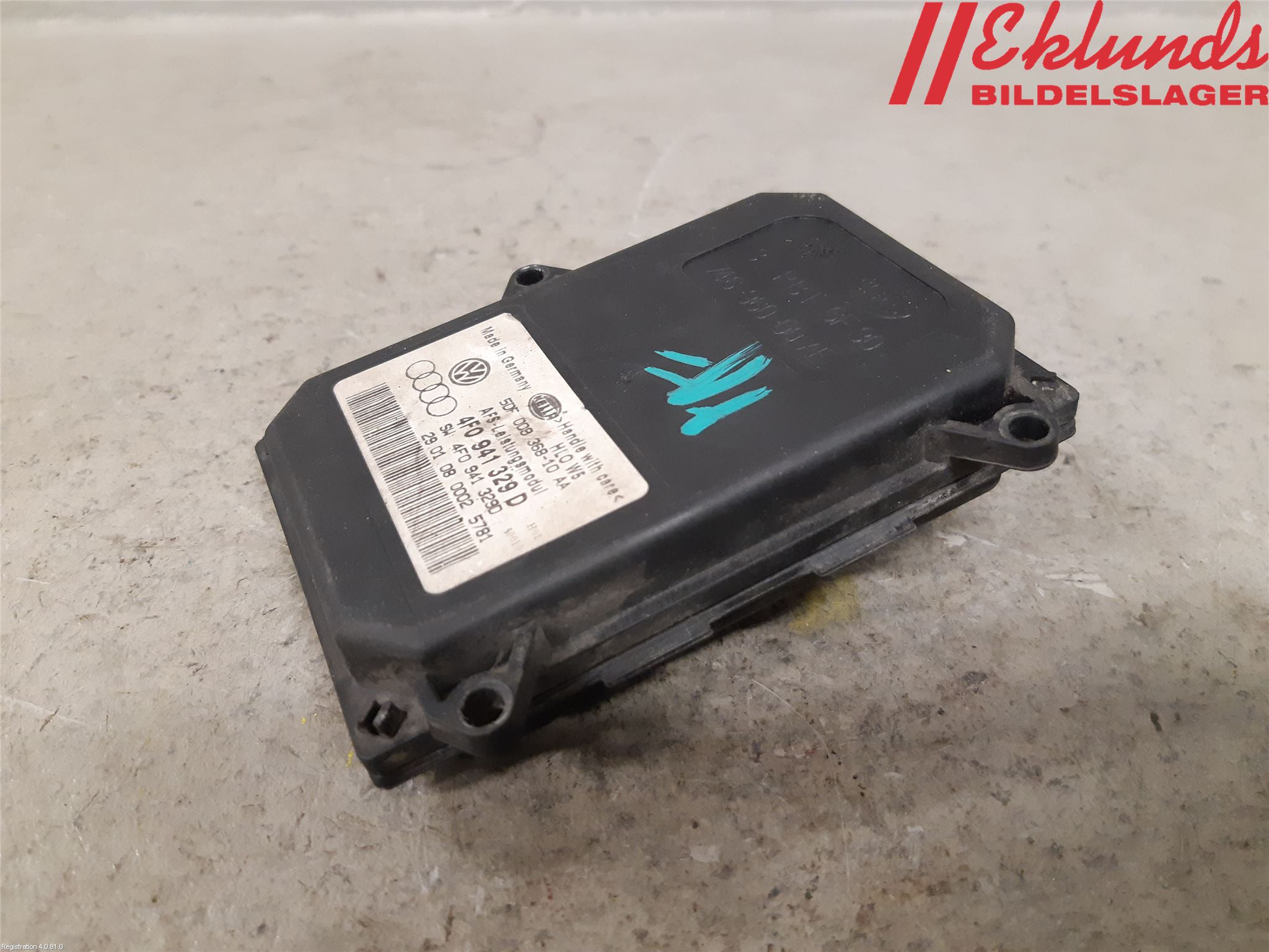 Audi A6/S6     05-11 Styrenhet Strålkastare