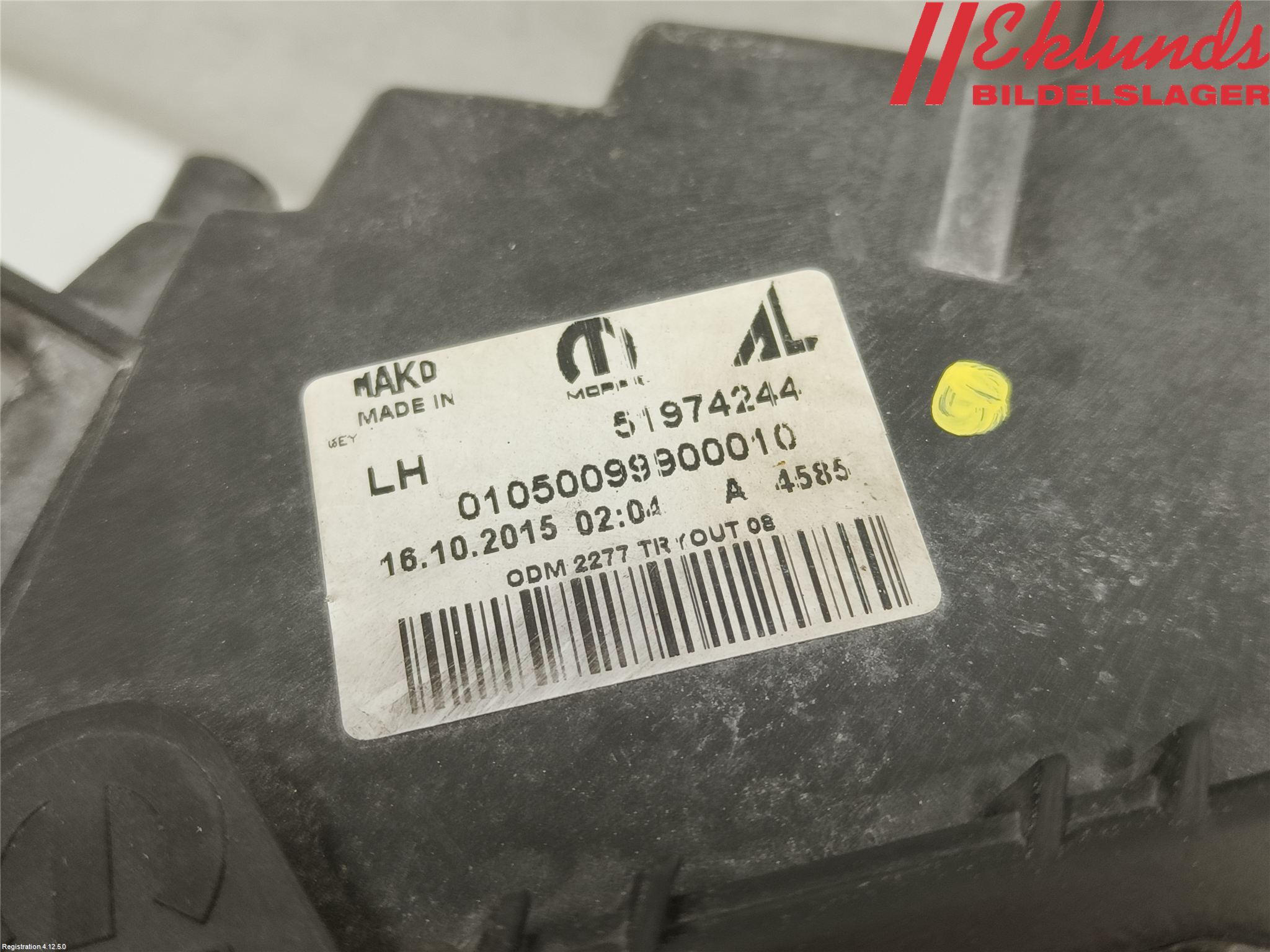 Fiat DOBLO CARGO Strålkastare Vänster