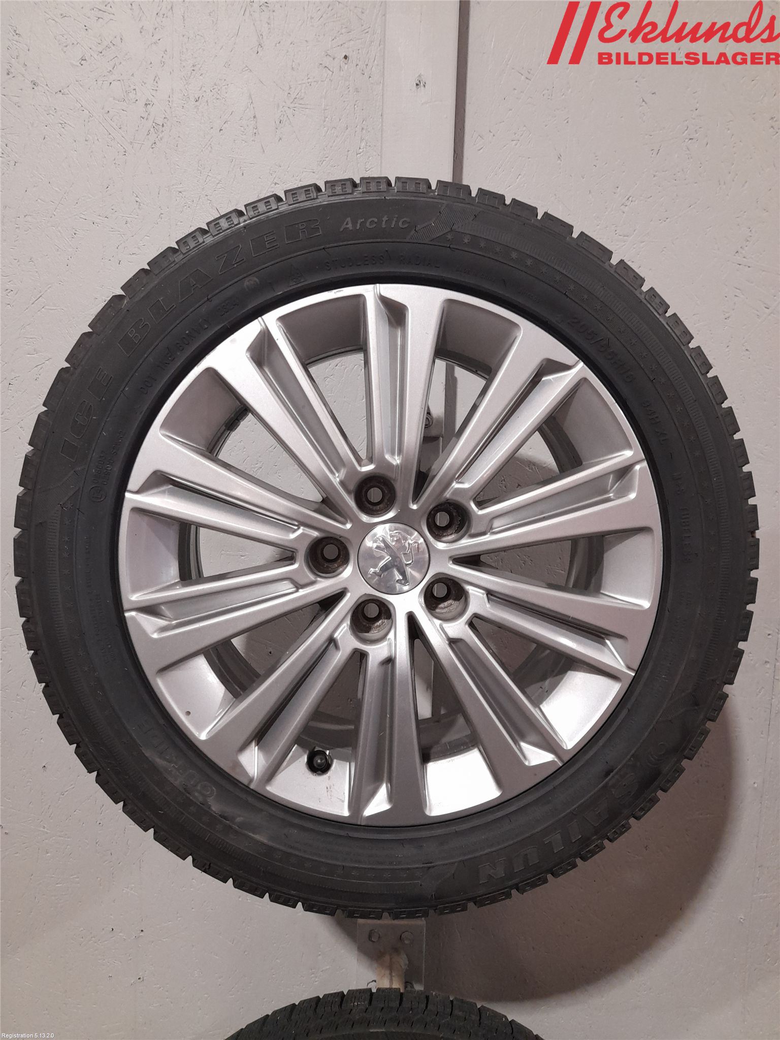 Peugeot 308 14-21 Vinterdäck Alumfälg 4St