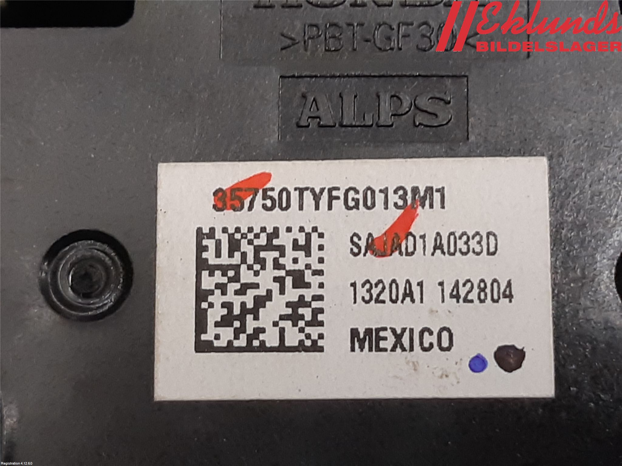 Honda E 20-23 Strömställare Elhiss