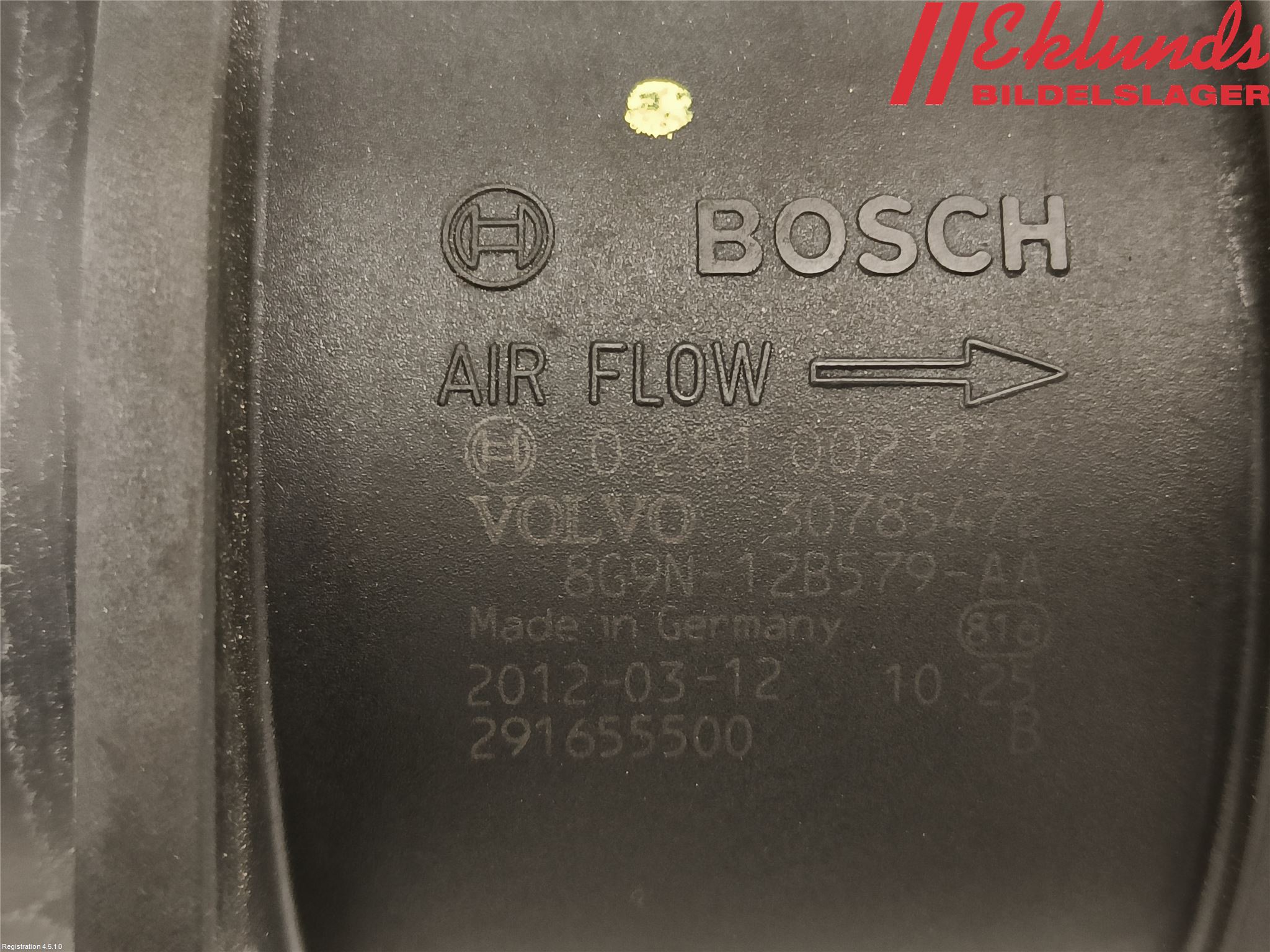 Volvo V60 11-13 Injluftmassamätare