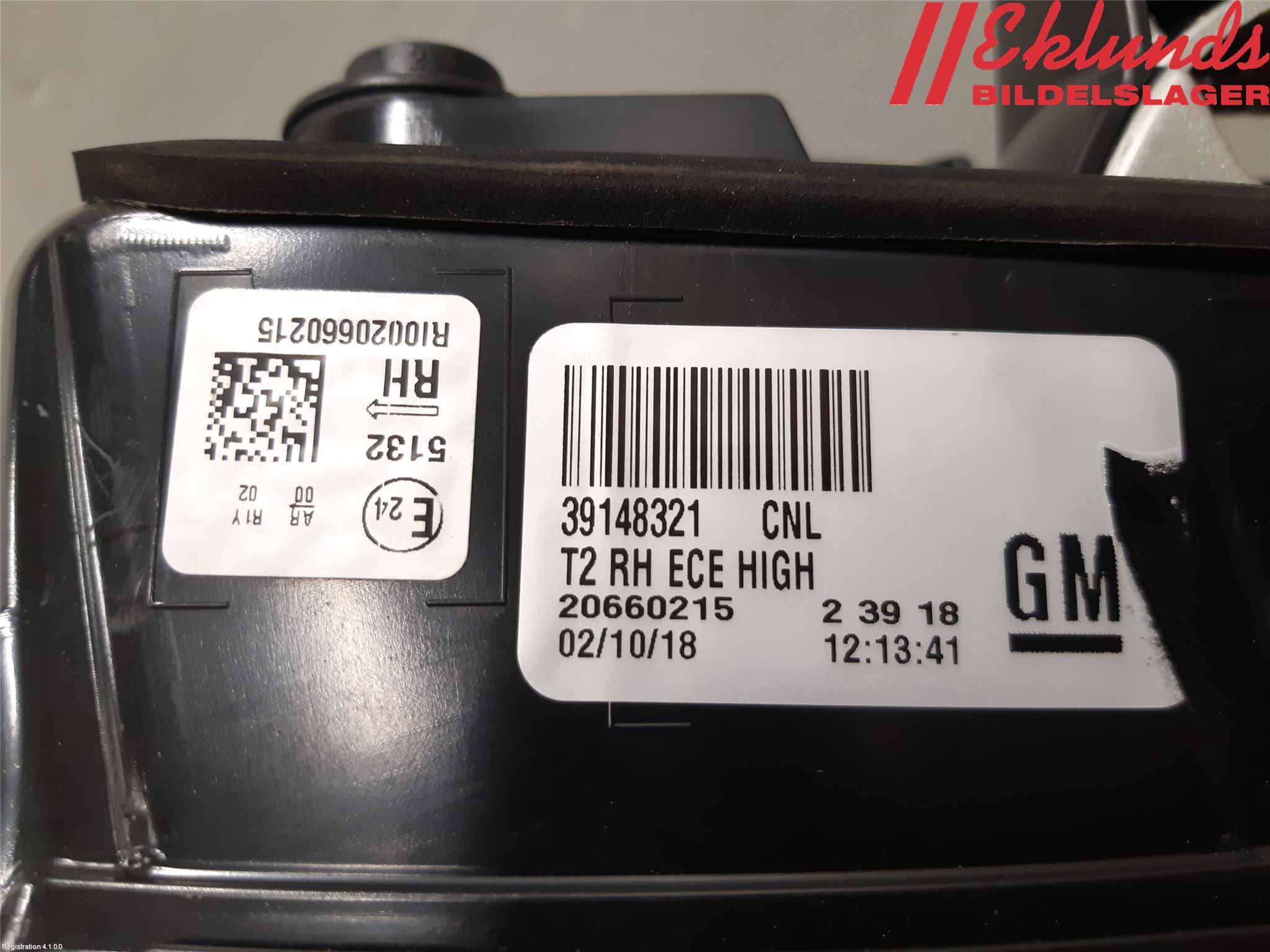 Opel INSIGNIA 17- Bakljus Lucka Hö