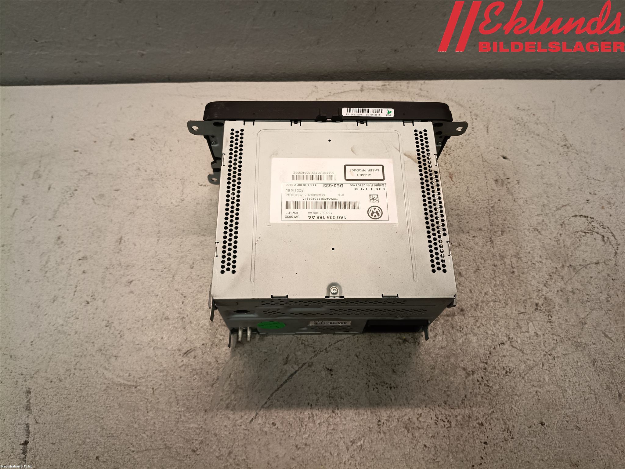 Volkswagen VW GOLF VI 09-13 Cd Radio - Multimediapanel
