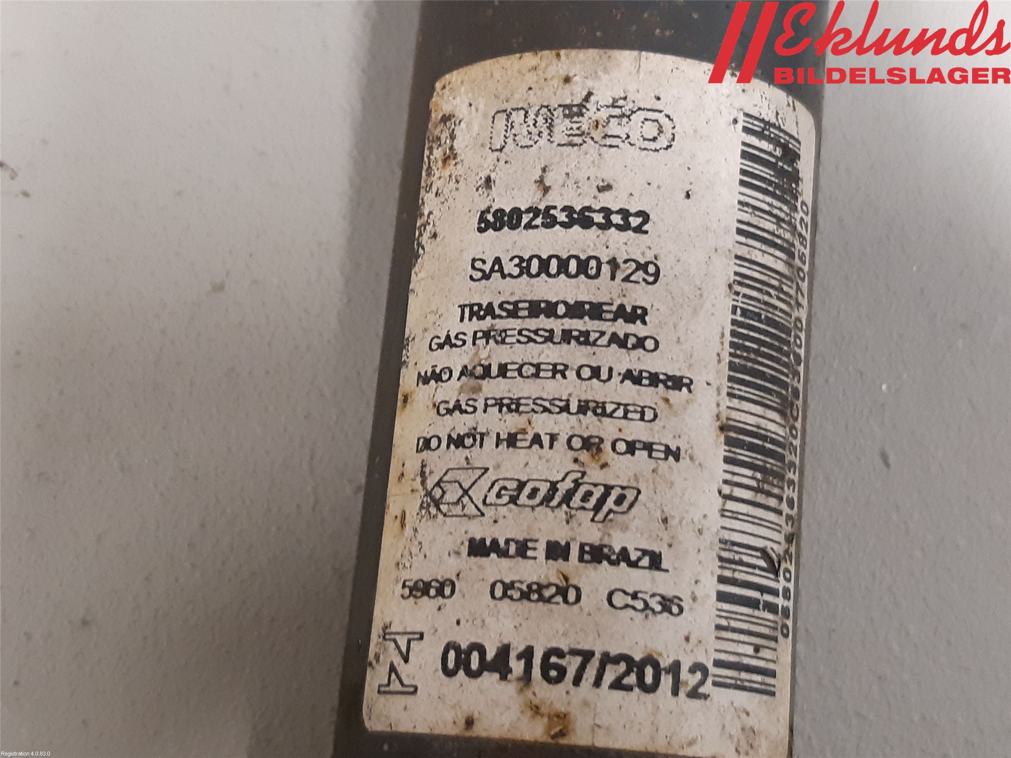 Iveco DAILY 14->> Stötdämpare Bak