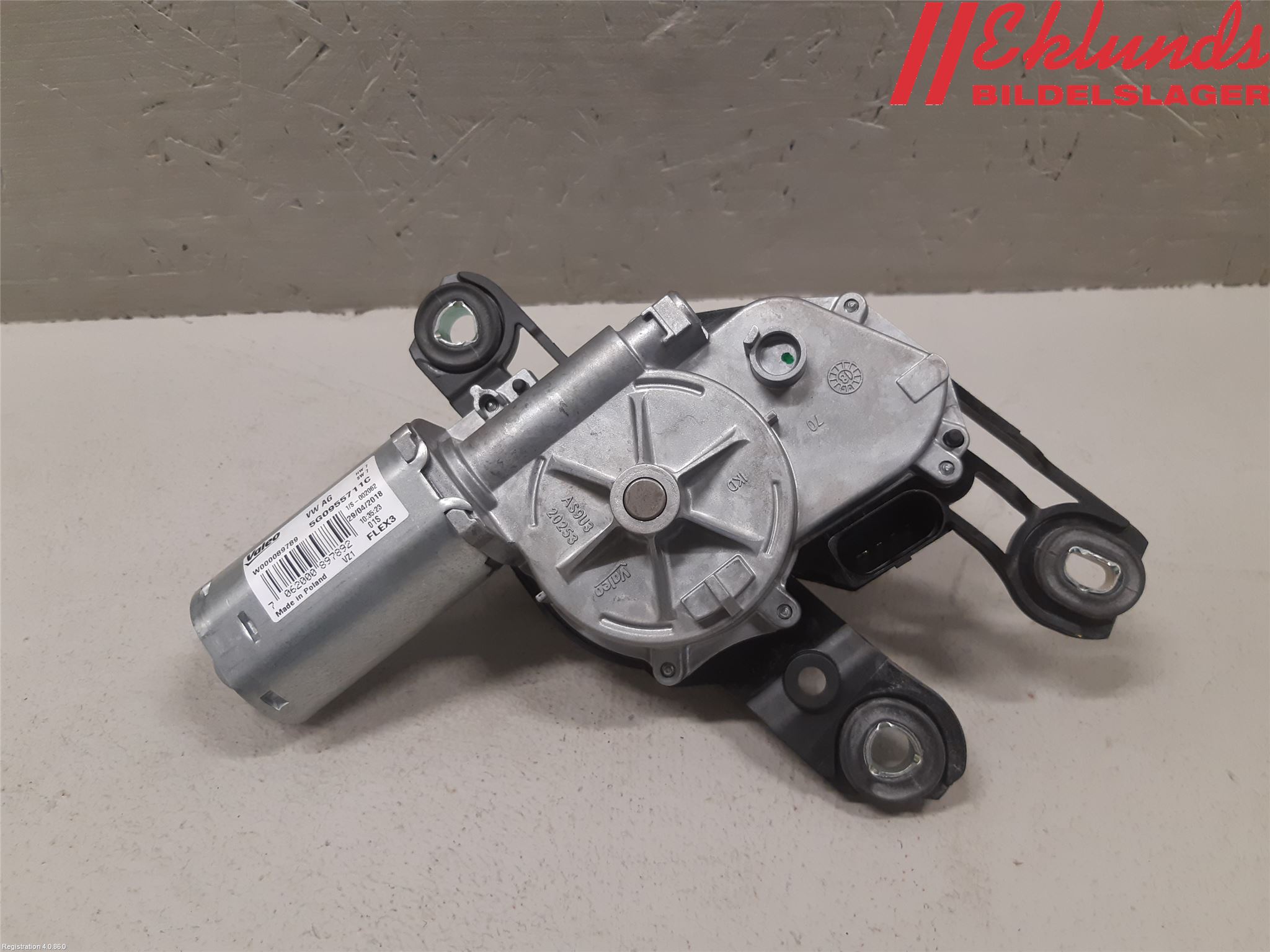 Volkswagen VW POLO VI 18->> Torkarmotor Baklucka