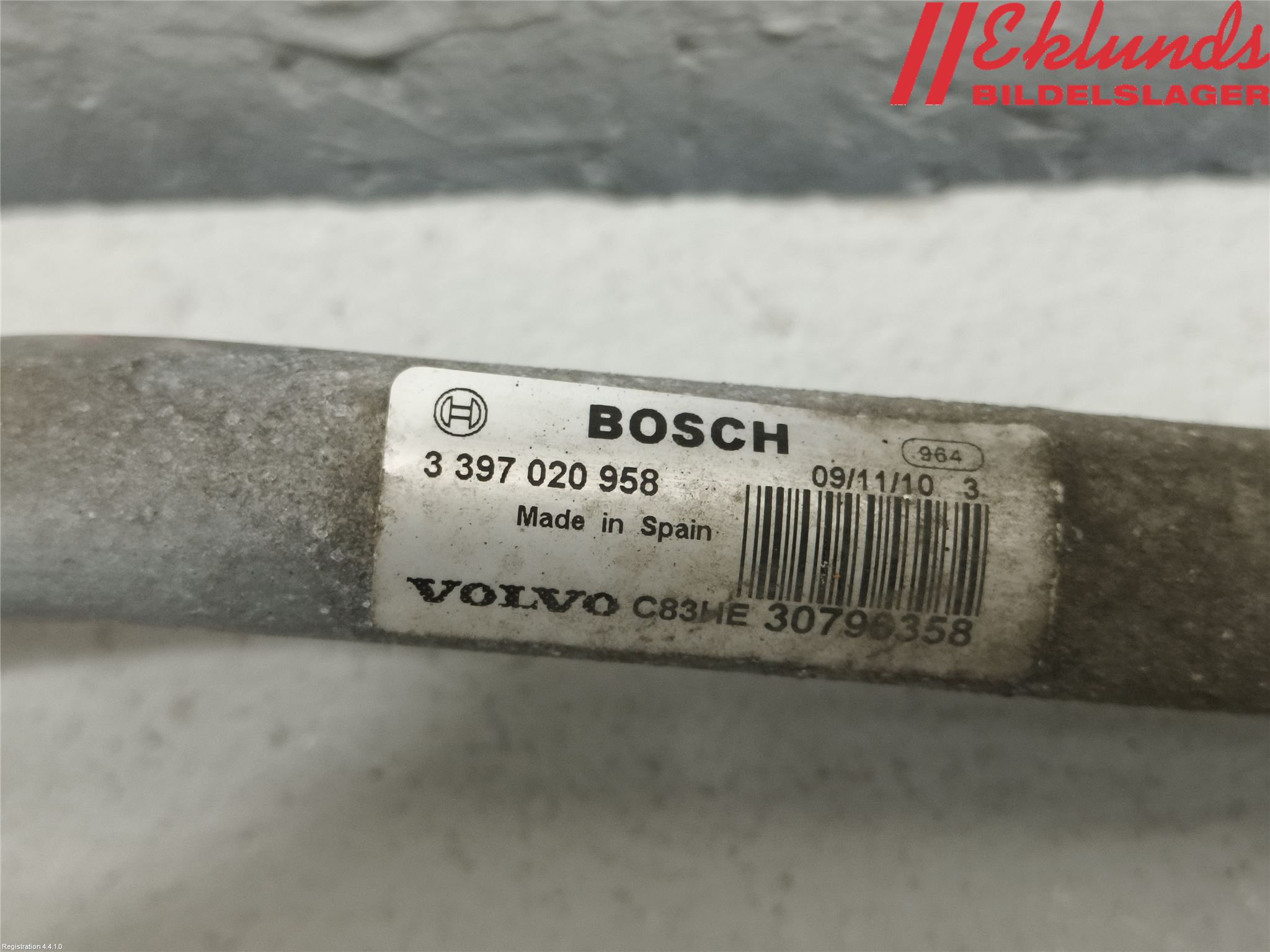 Volvo V70 08-13 Torkarmekanism Vindruta