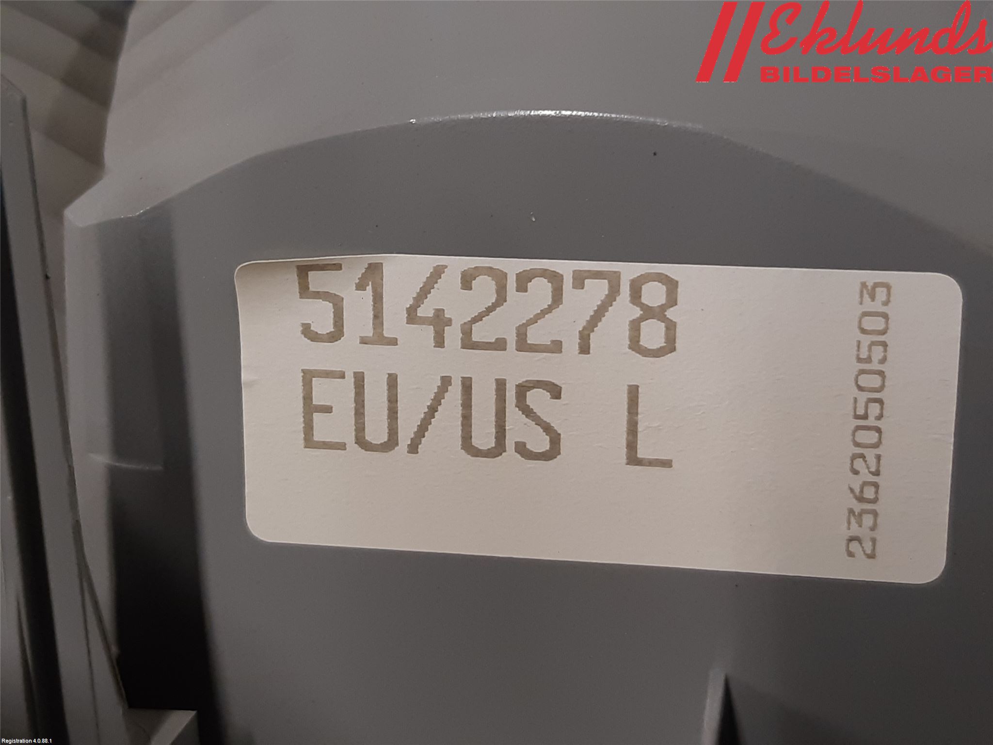 Saab 9-5 -05 Bakljus Lucka Vä