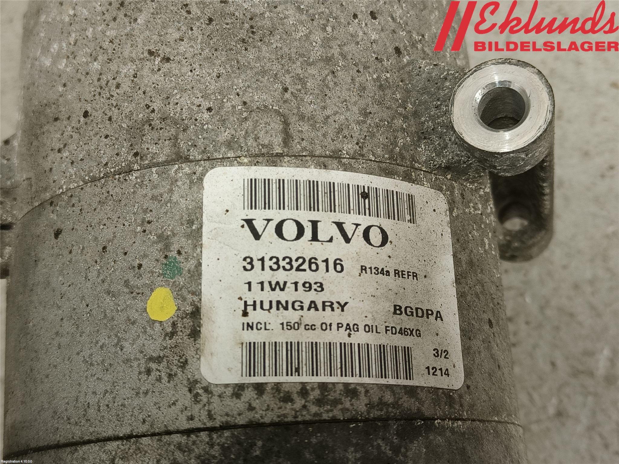 Volvo V60 11-13 Ac Kompressor