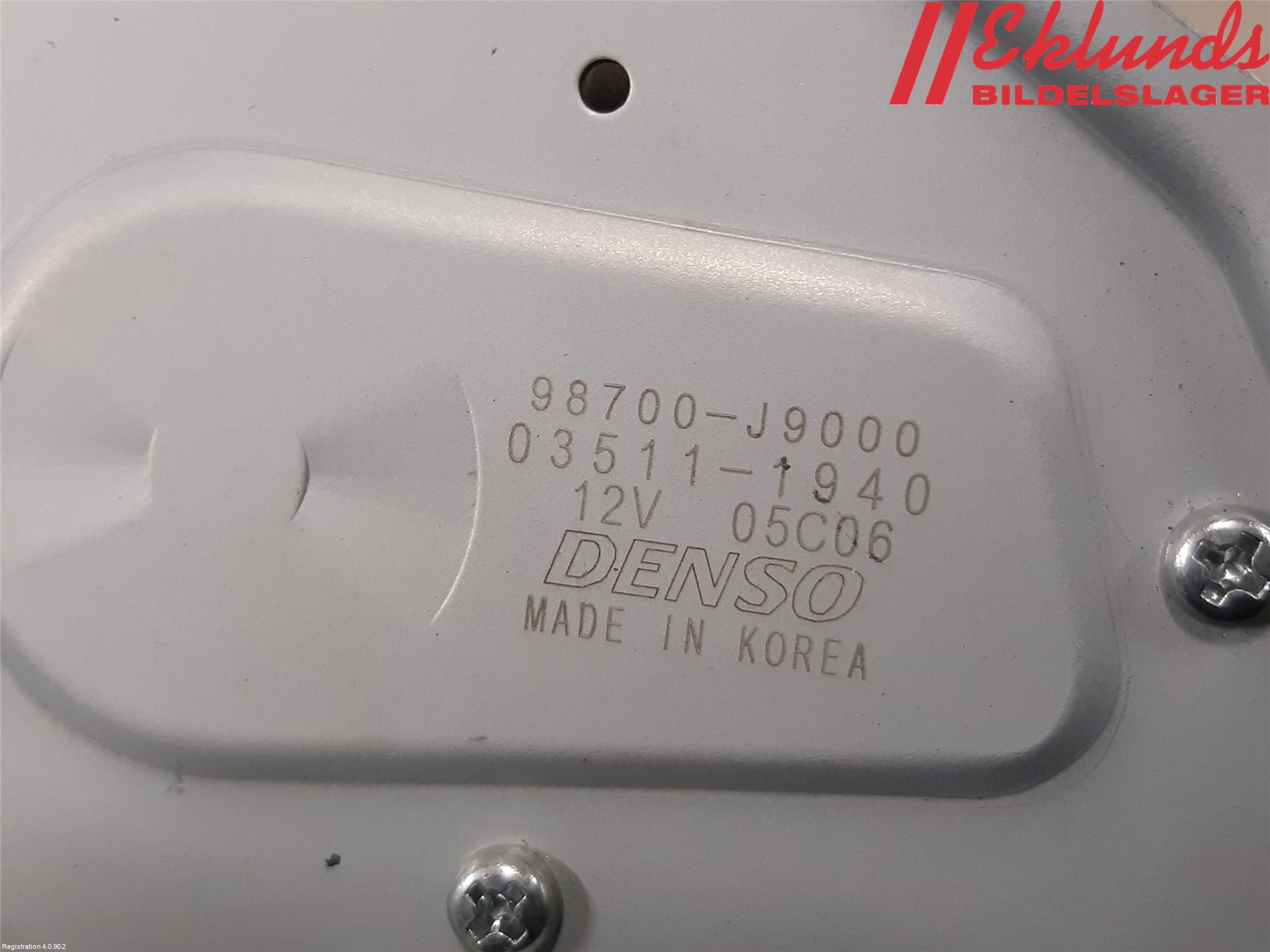 Hyundai KONA/ELECTRIC OS 18-23 Torkarmotor Baklucka
