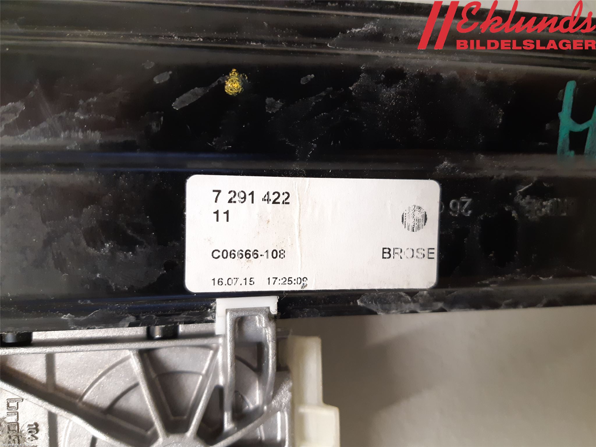 BMW 3 GT F34 13-19 Fönsterhiss El Kompl