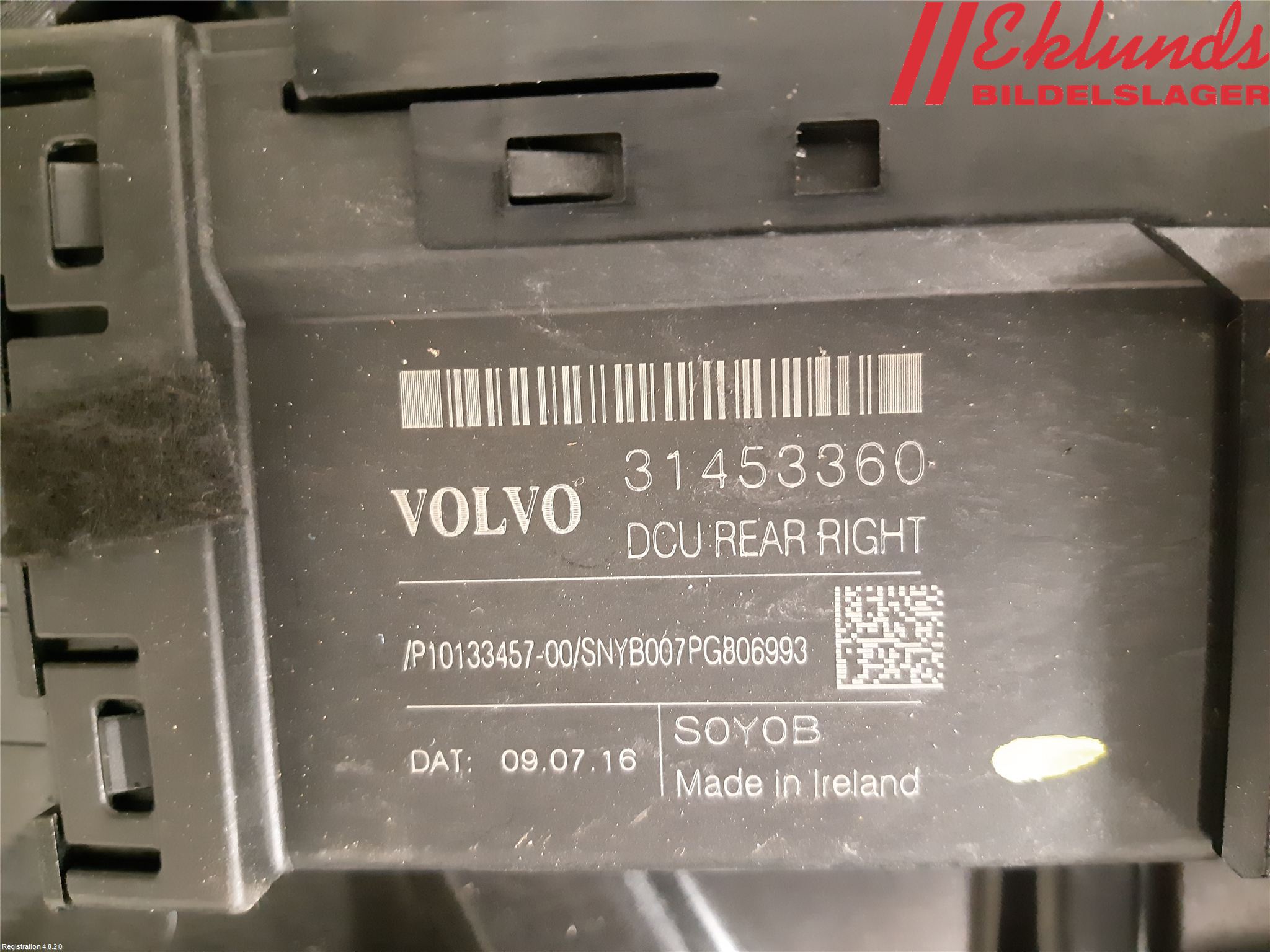 Volvo XC90/RECHARGE 16- Fönsterhiss El Kompl