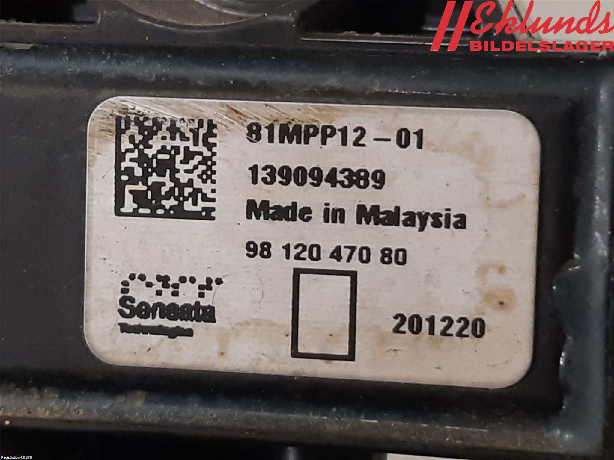 Peugeot 308 14-21 Sensor Avgas