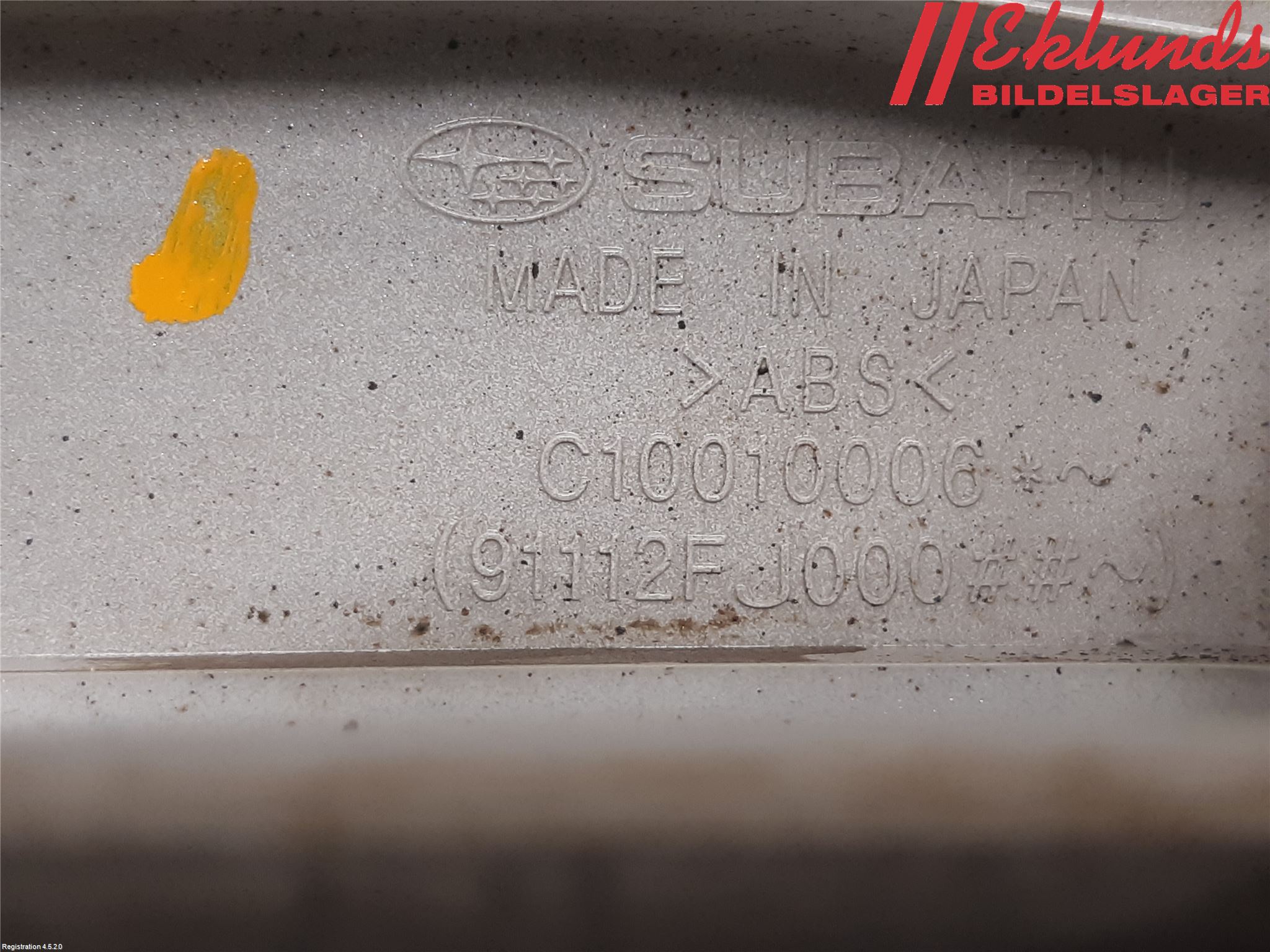 Subaru XV 12-17 List Bak-Baklucka