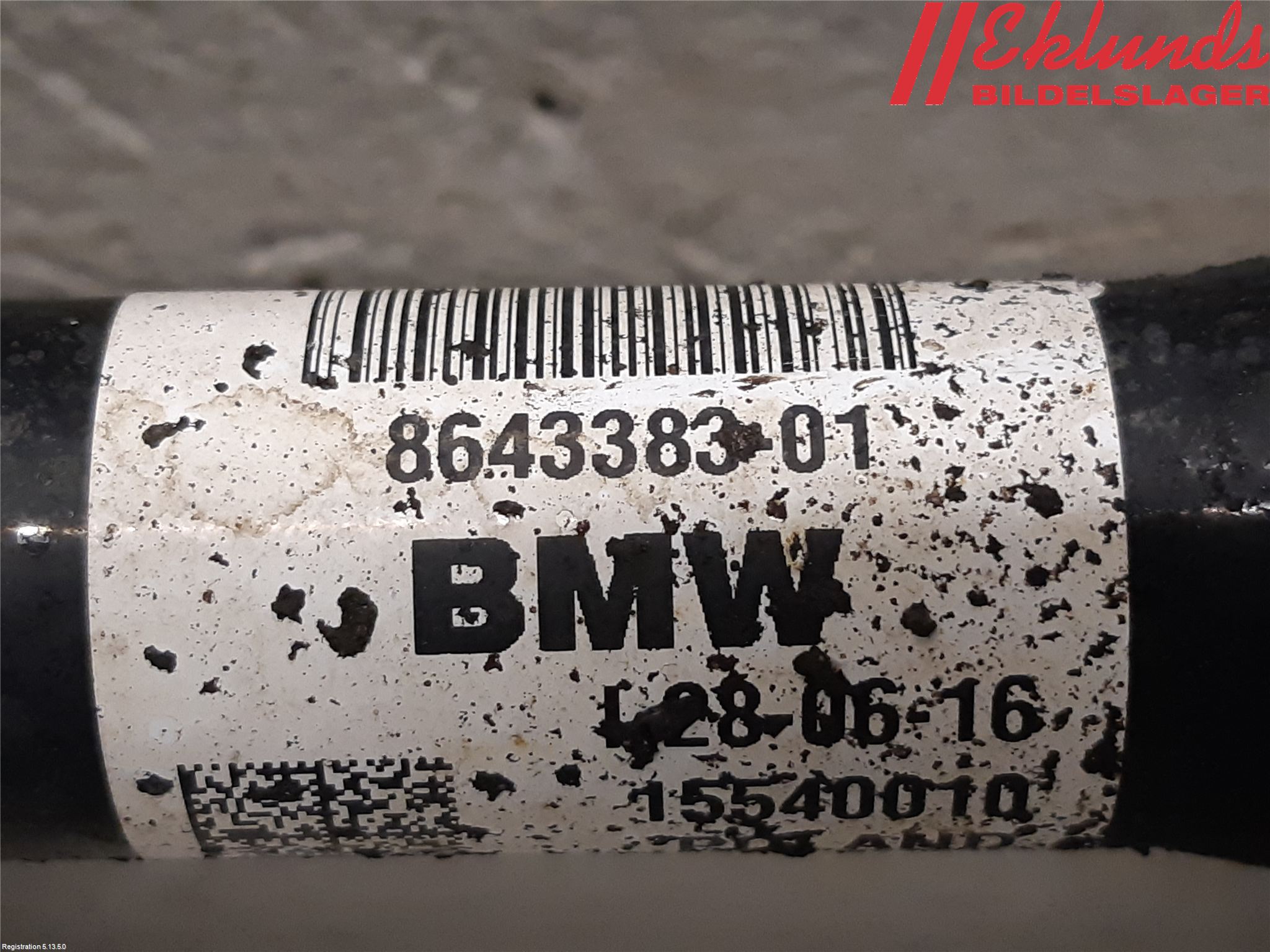BMW 2 F45 Active Tourer 14-21 Drivaxel Fram Vänster