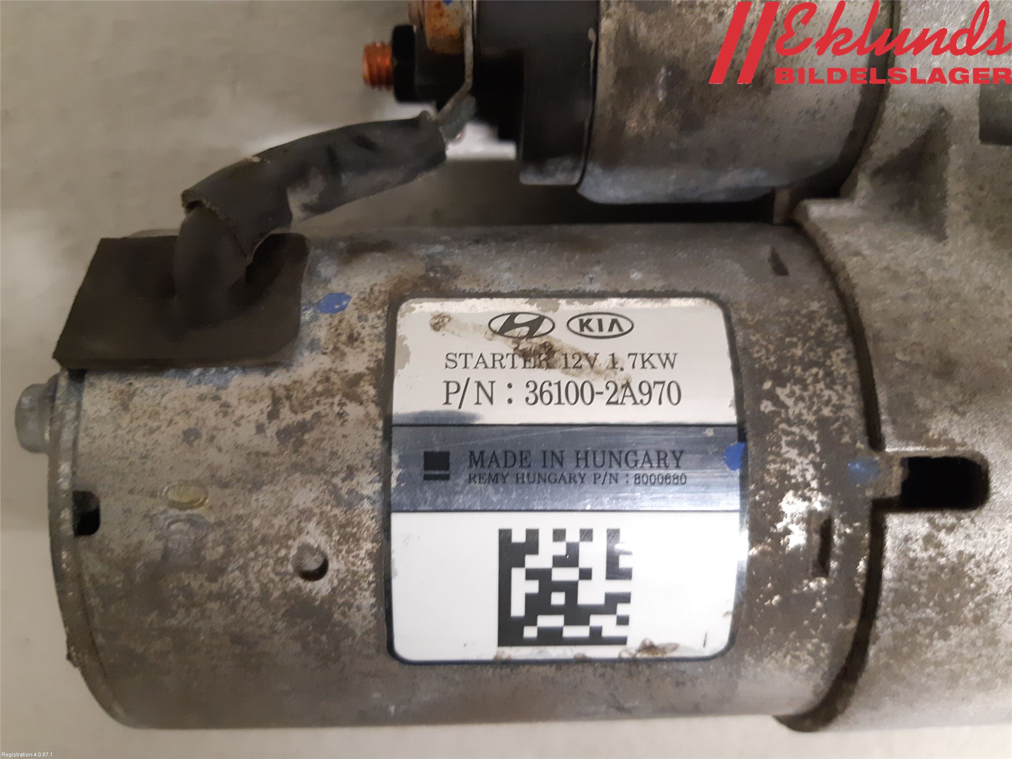 Kia CEED 12-18 Startmotor Diesel