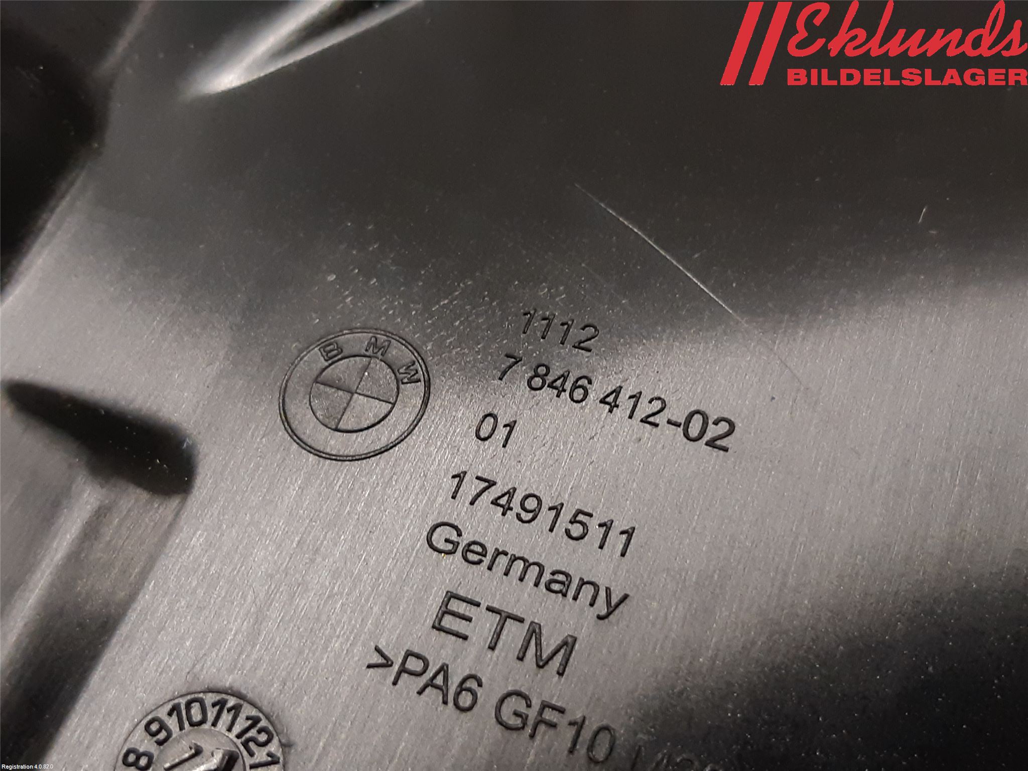 BMW 4 F32/F33/F82/F83 13-20 Motorkåpa