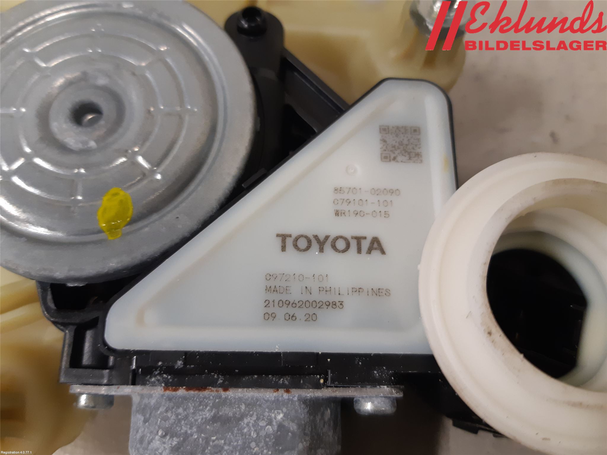 Toyota COROLLA 19- Fönsterhiss El Kompl