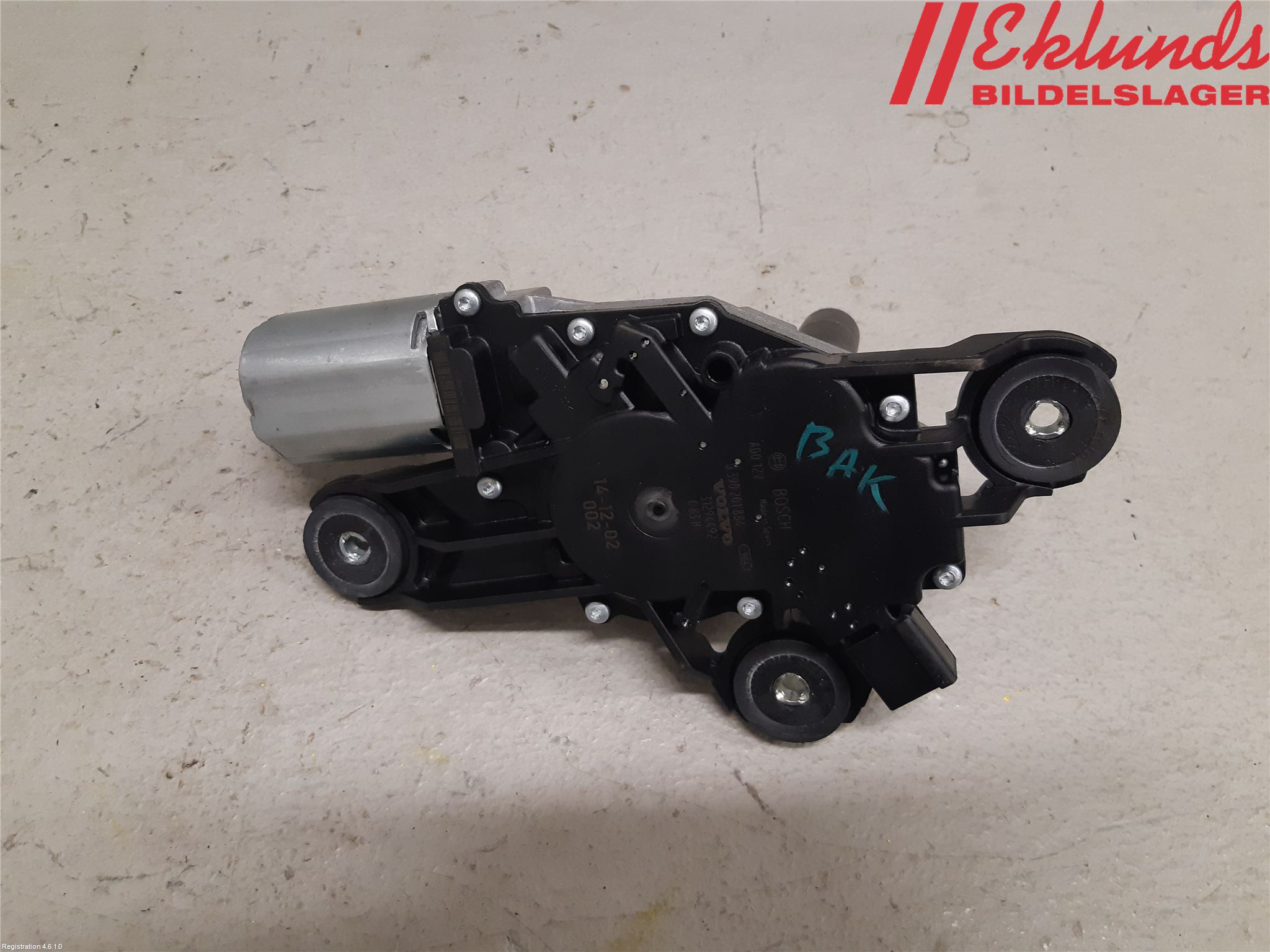 Volvo V40 12-19 Torkarmotor Baklucka