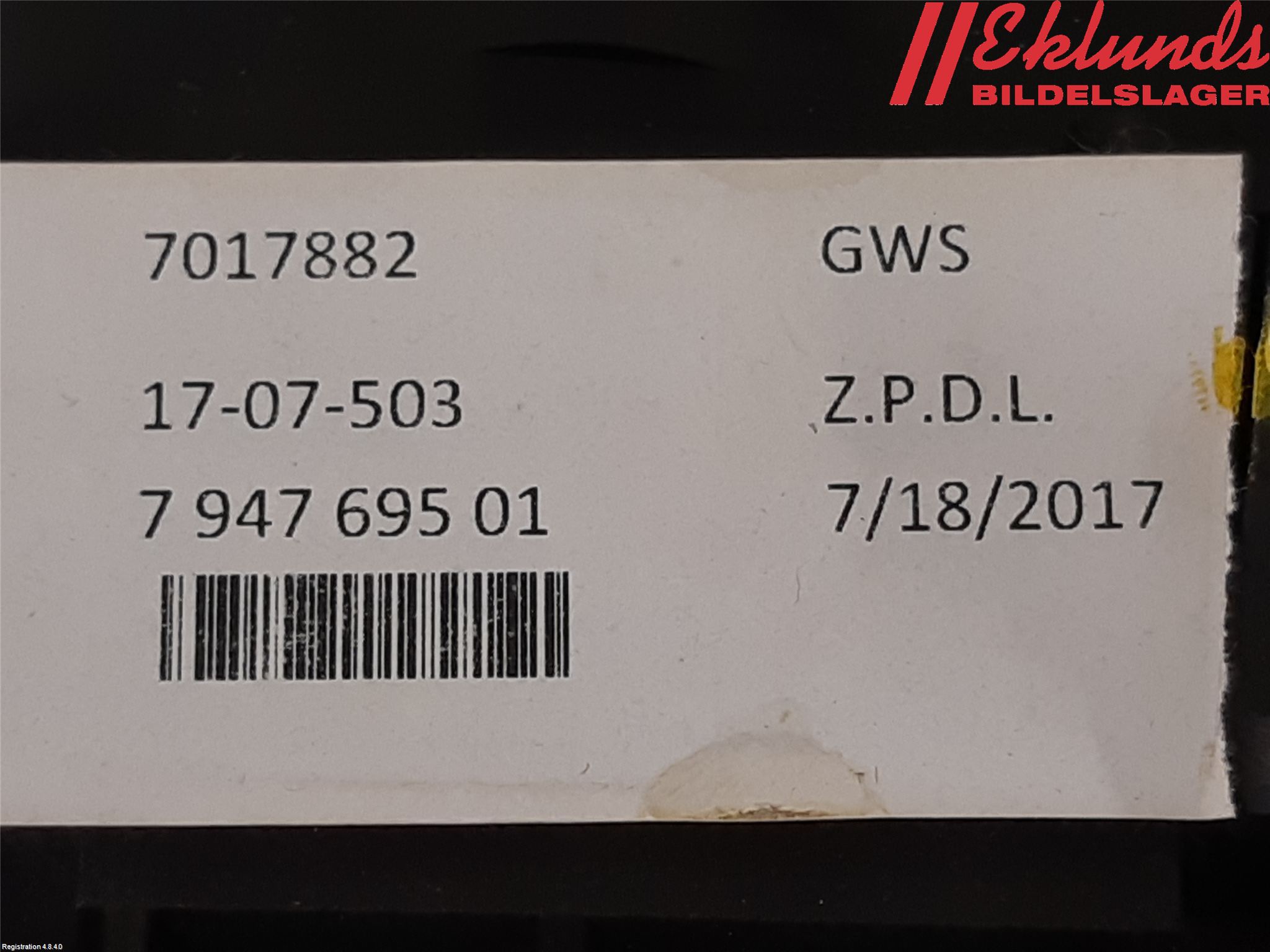 BMW X3 G01 18- Växelspak