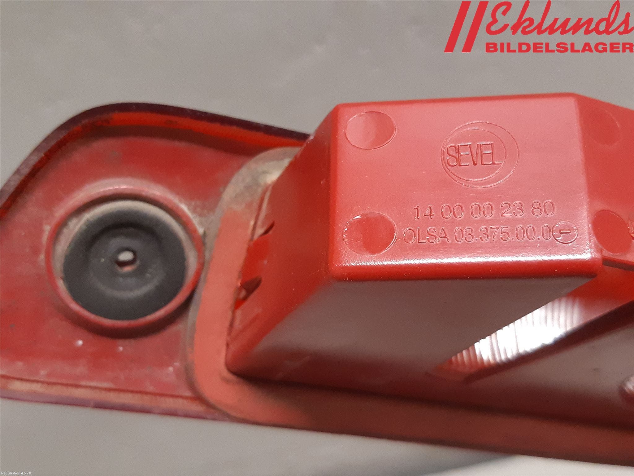 Peugeot EXPERT 15-16 Bromsljus Bakruta