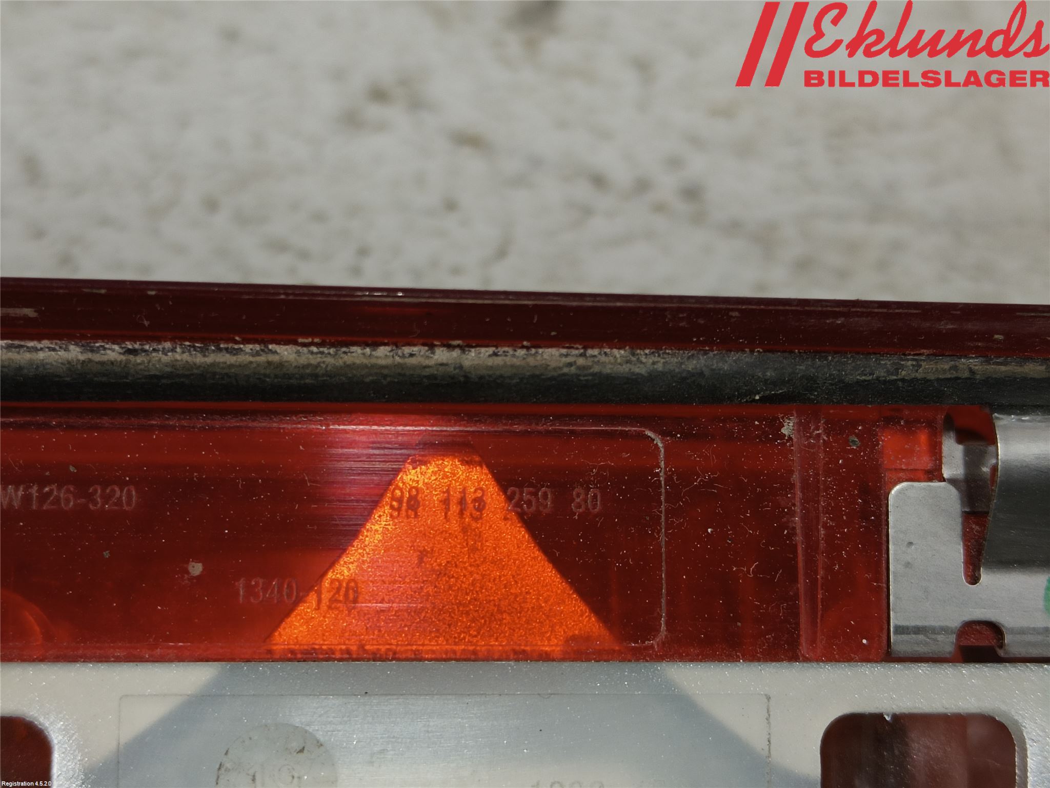 Opel VIVARO 20- Bromsljus Bakruta