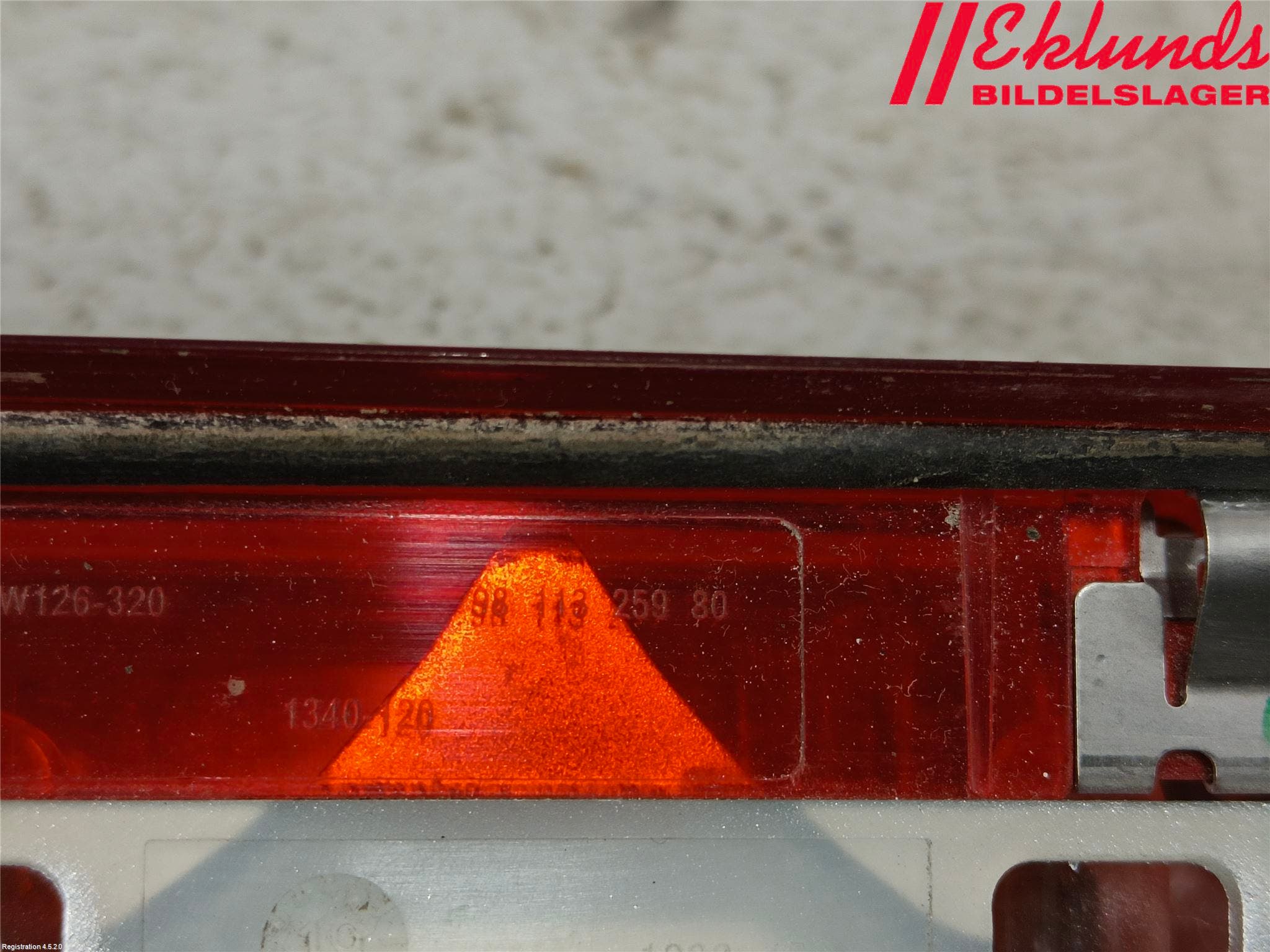 Opel VIVARO 20- Bromsljus Bakruta