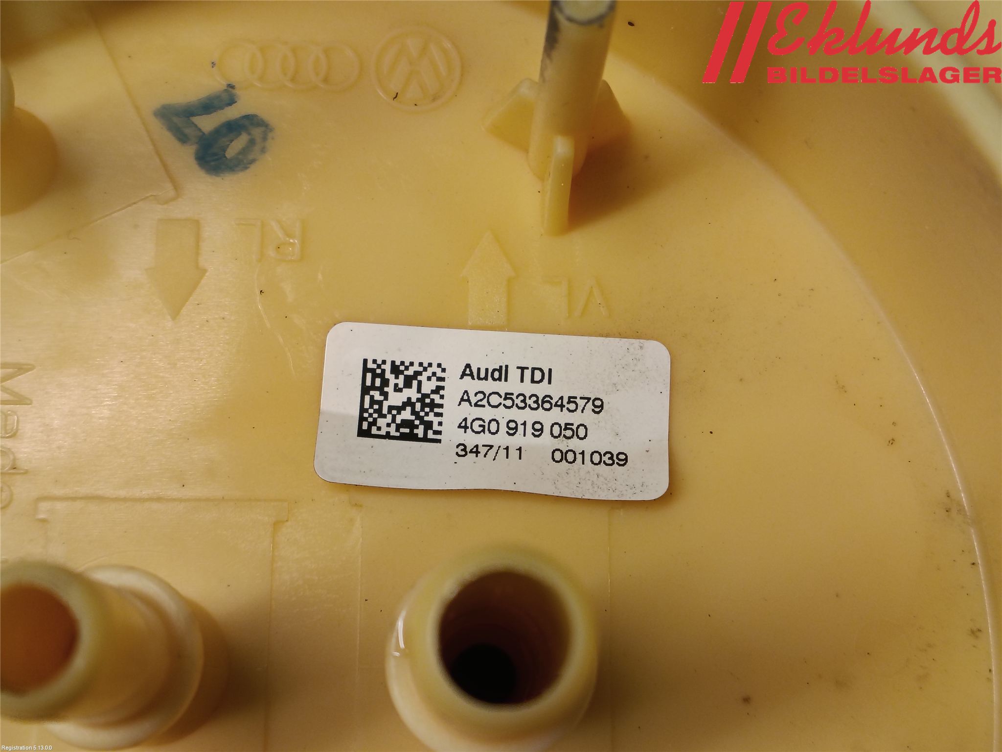 Audi A6/S6 4G 11-18 Bränslepump El