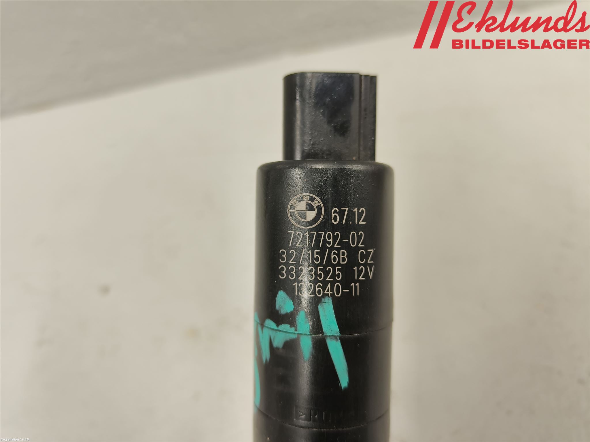 BMW 5 F10/F11/F18 09-17 Spolarpump Högtryck