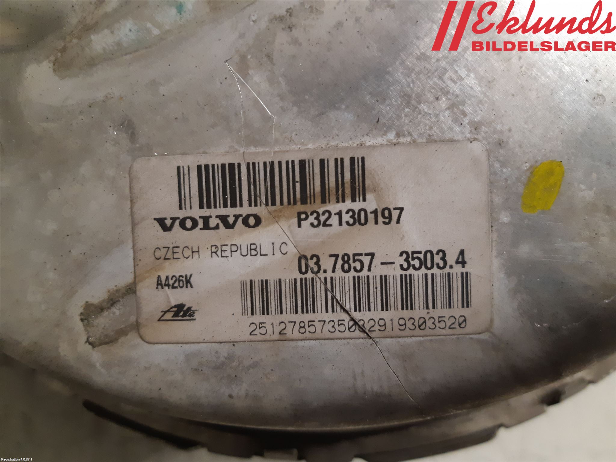 Volvo V60 19- Bromsservo