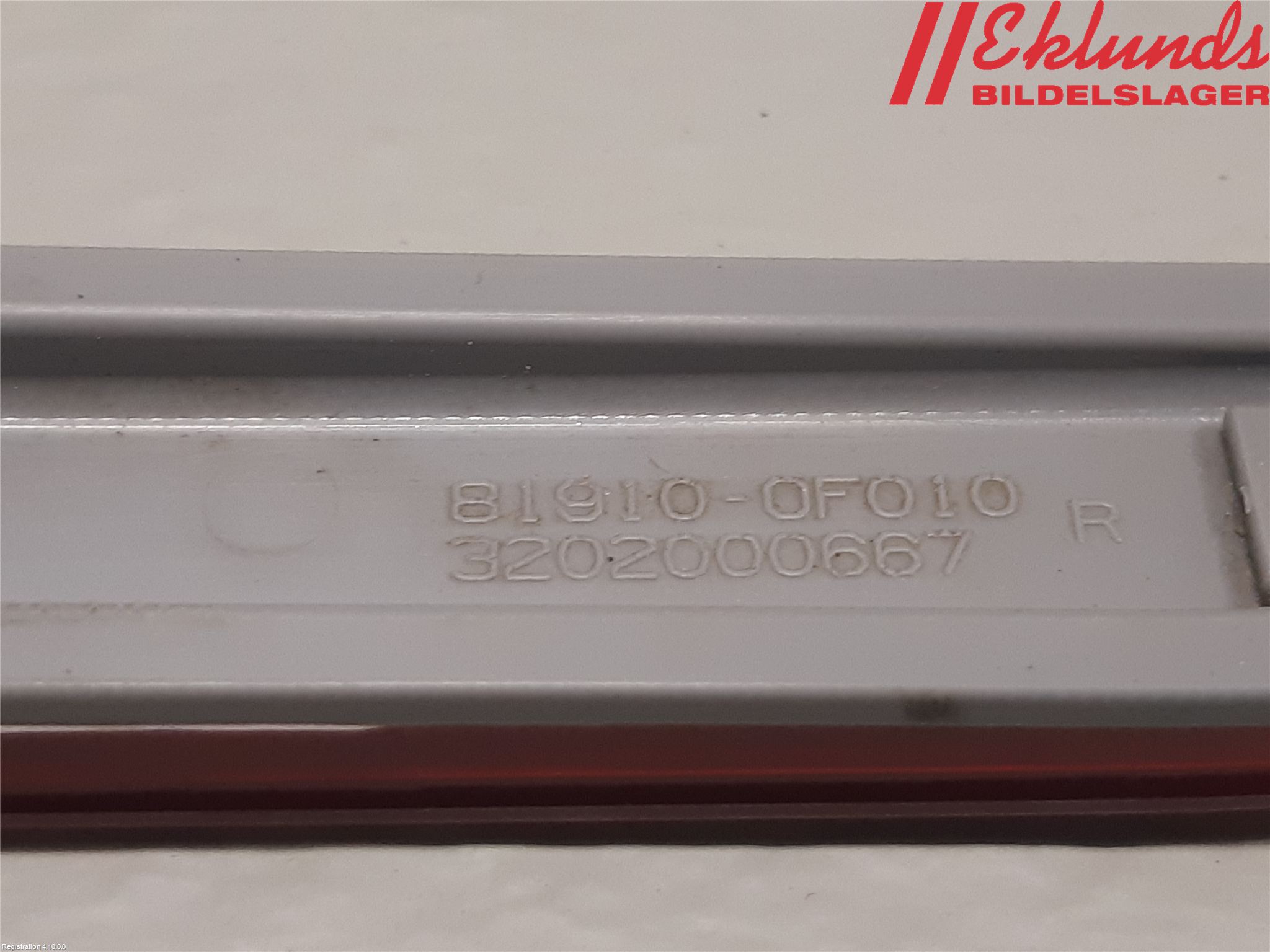 Toyota AYGO 15-21 Dimljus/Reflex Bak