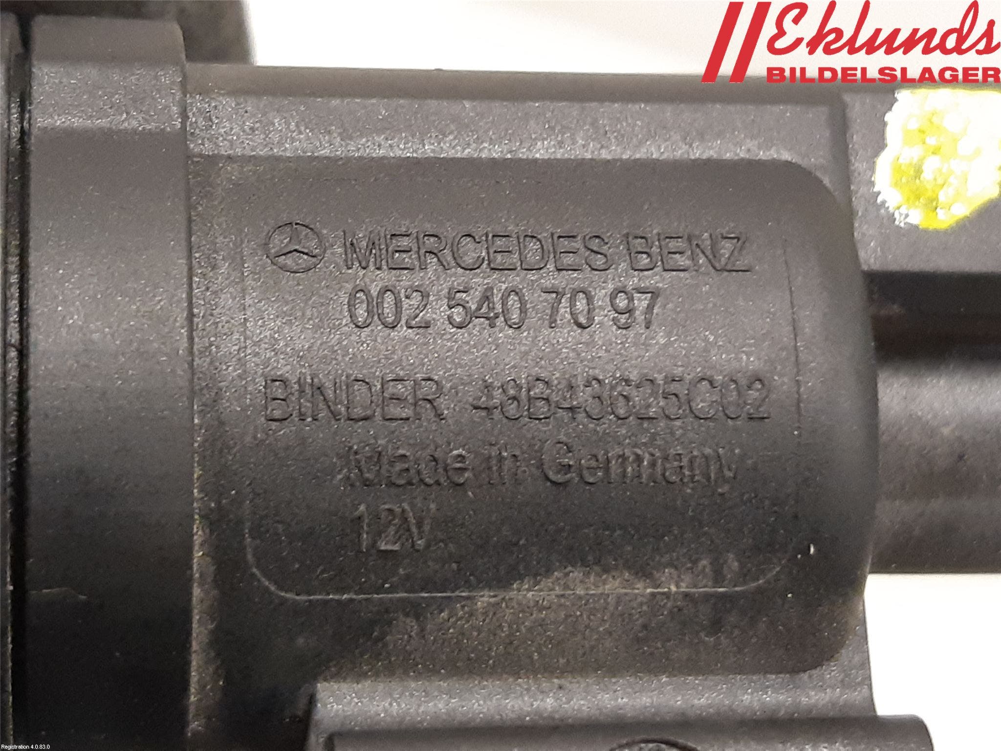 Mercedes-Benz MB E-KLASS (W212) 09-16 Vakuumventil