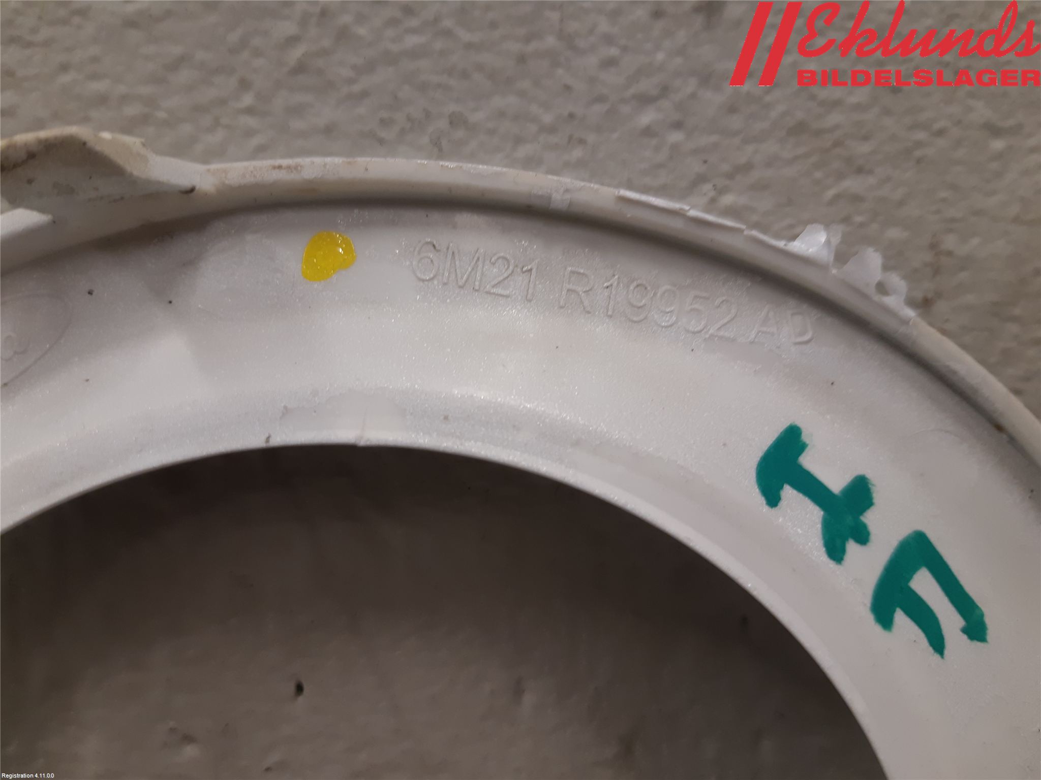 Ford S-MAX 06-15 Dimljussarg Fram