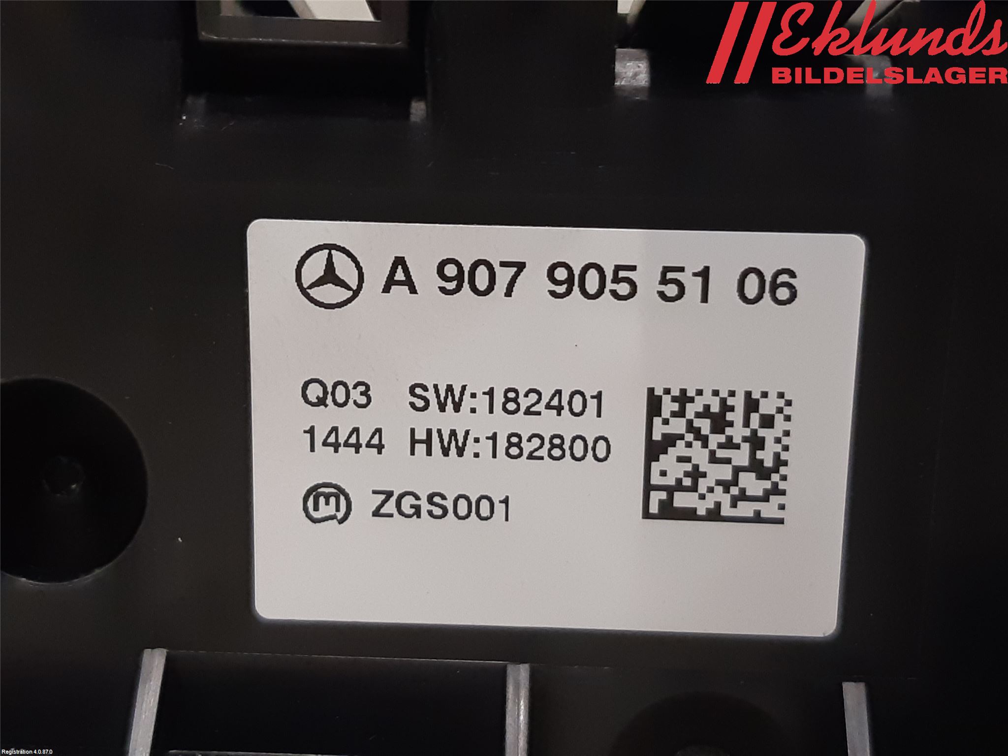 Mercedes-Benz MB SPRINTER (W907/W910) 19- Ac Styrenhet Ac Manöveren