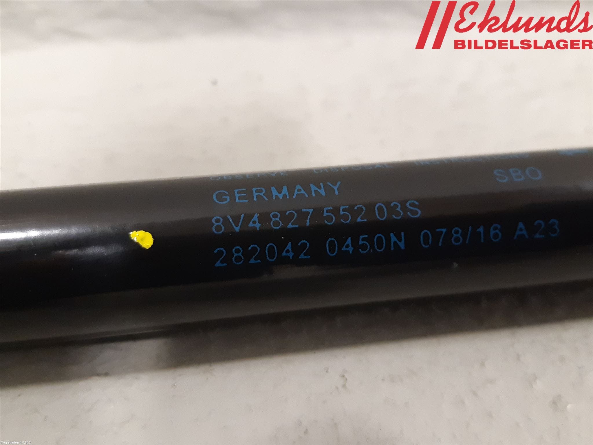 Audi A3/S3 8V 13-20 Gasfjäder Baklucka