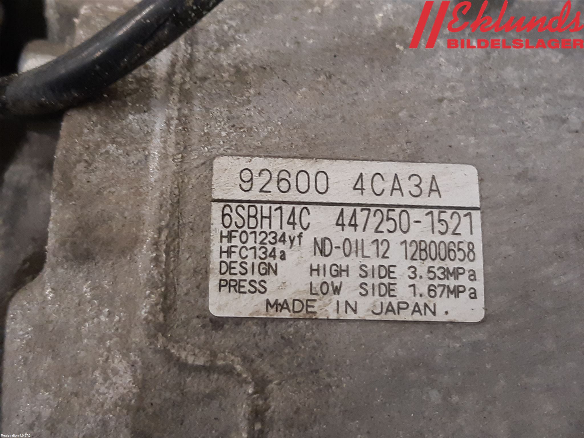 Nissan X-TRAIL 14-21 Ac Kompressor