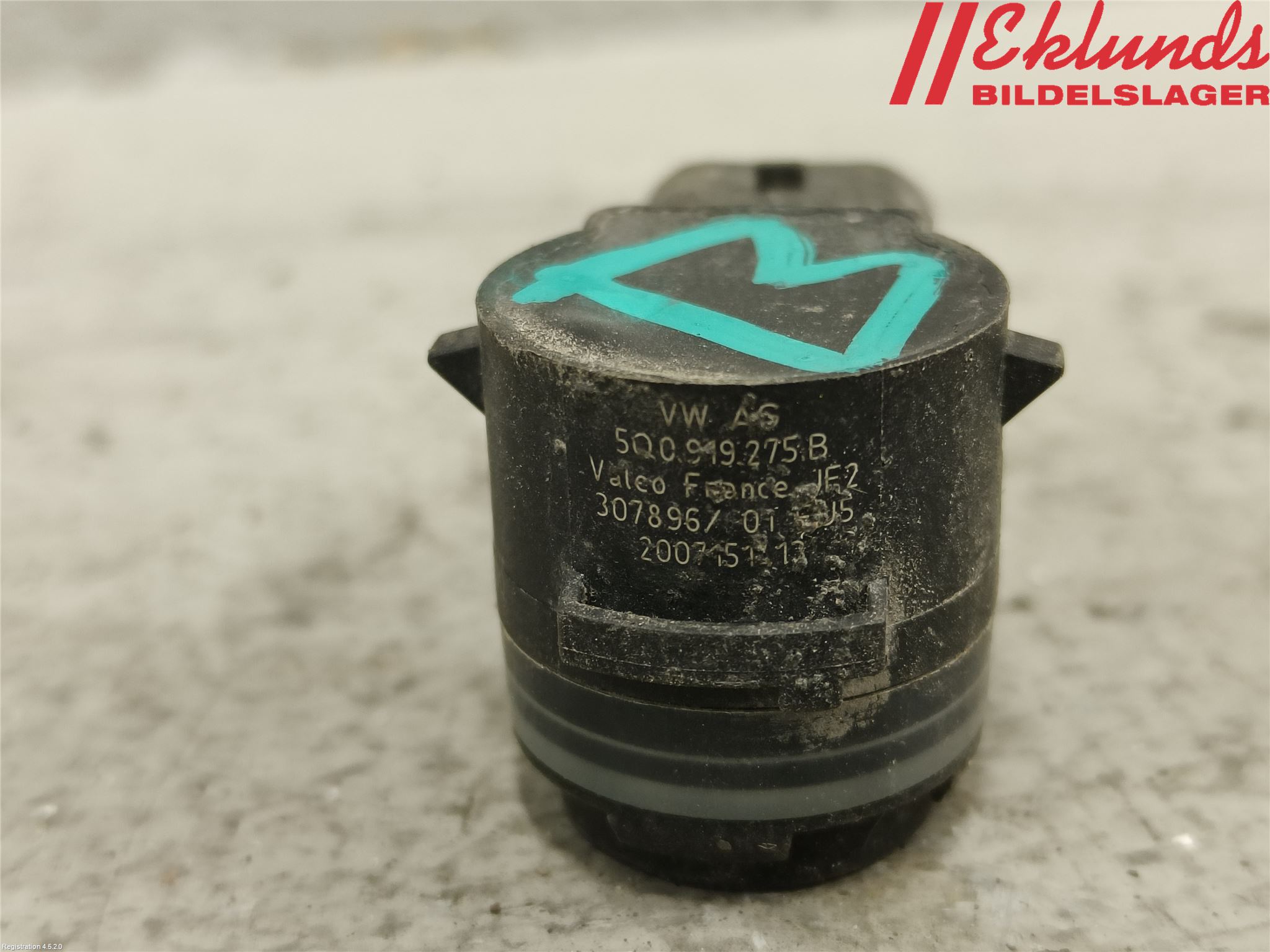Volkswagen VW PASSAT 15-19 Parkeringshjälp Backsensor