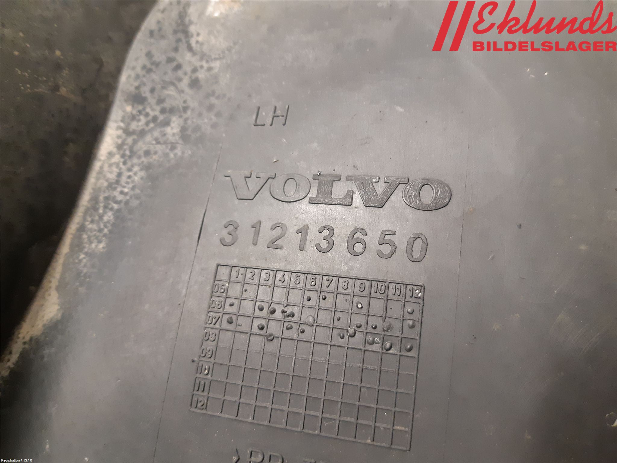 Volvo V70 08-13 Skärm Inner