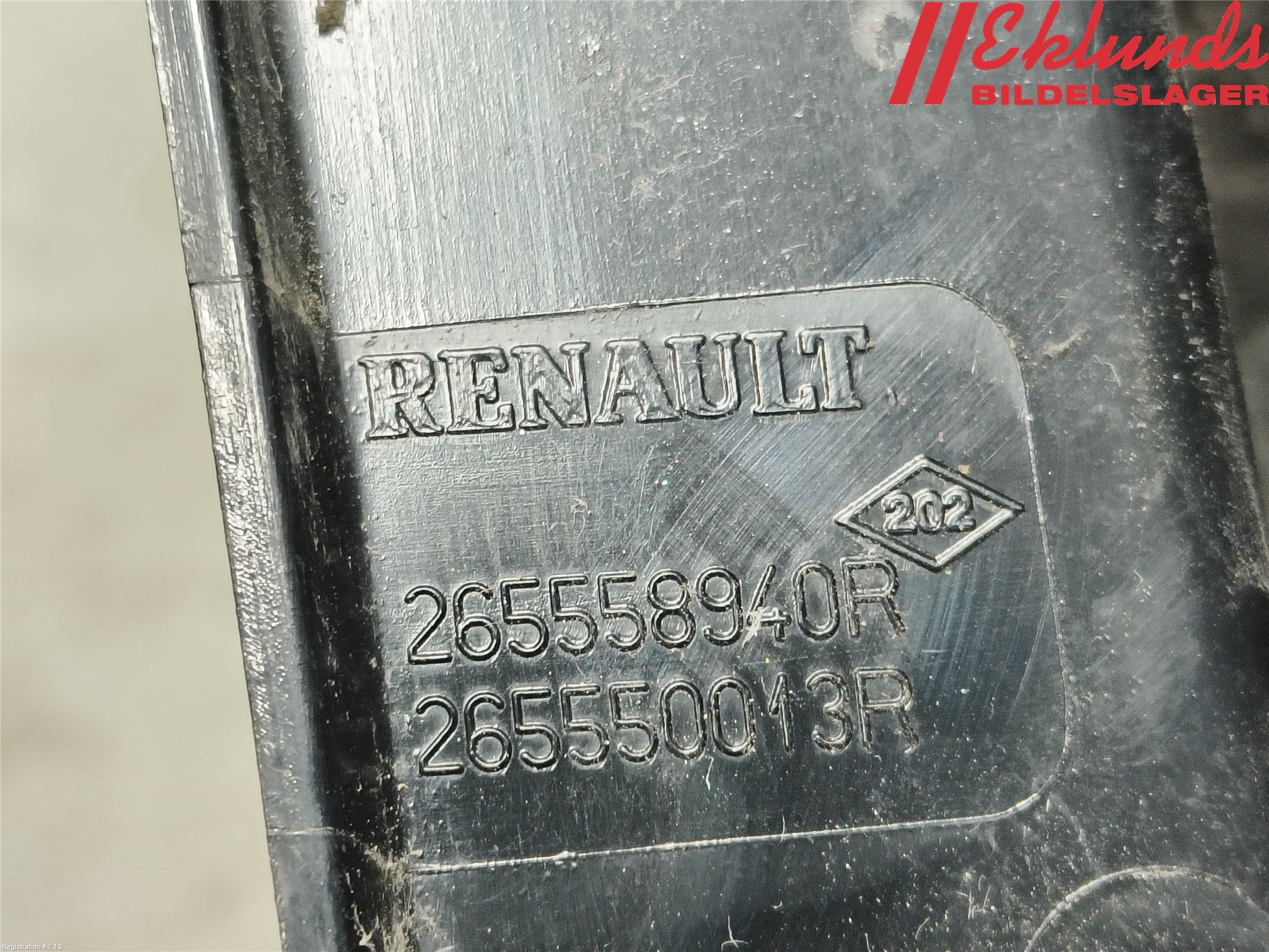 Renault SCÉNIC III / GRAND SCÉNIC 09-16 Bakljus Vänster