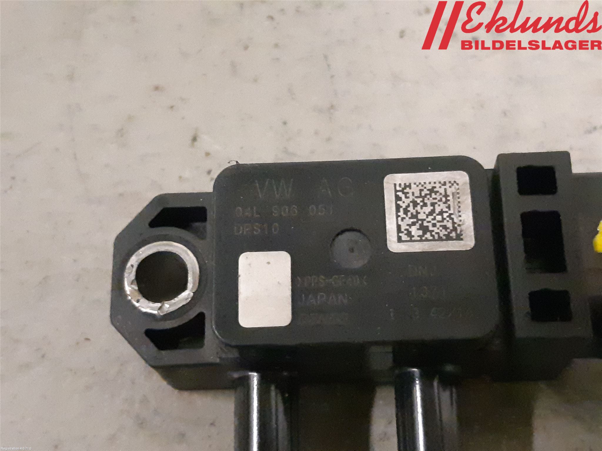 Volkswagen VW GOLF / E-GOLF VII 13-20 Givare Temp-Tryck Avgas