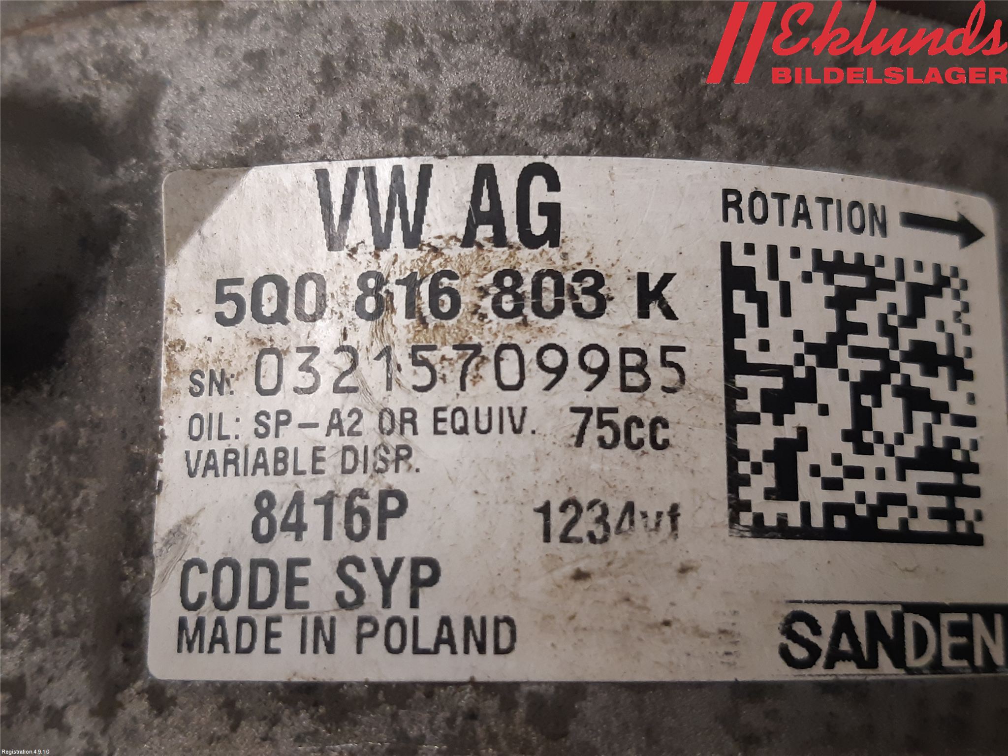 Skoda KODIAQ 17-24 Ac Kompressor