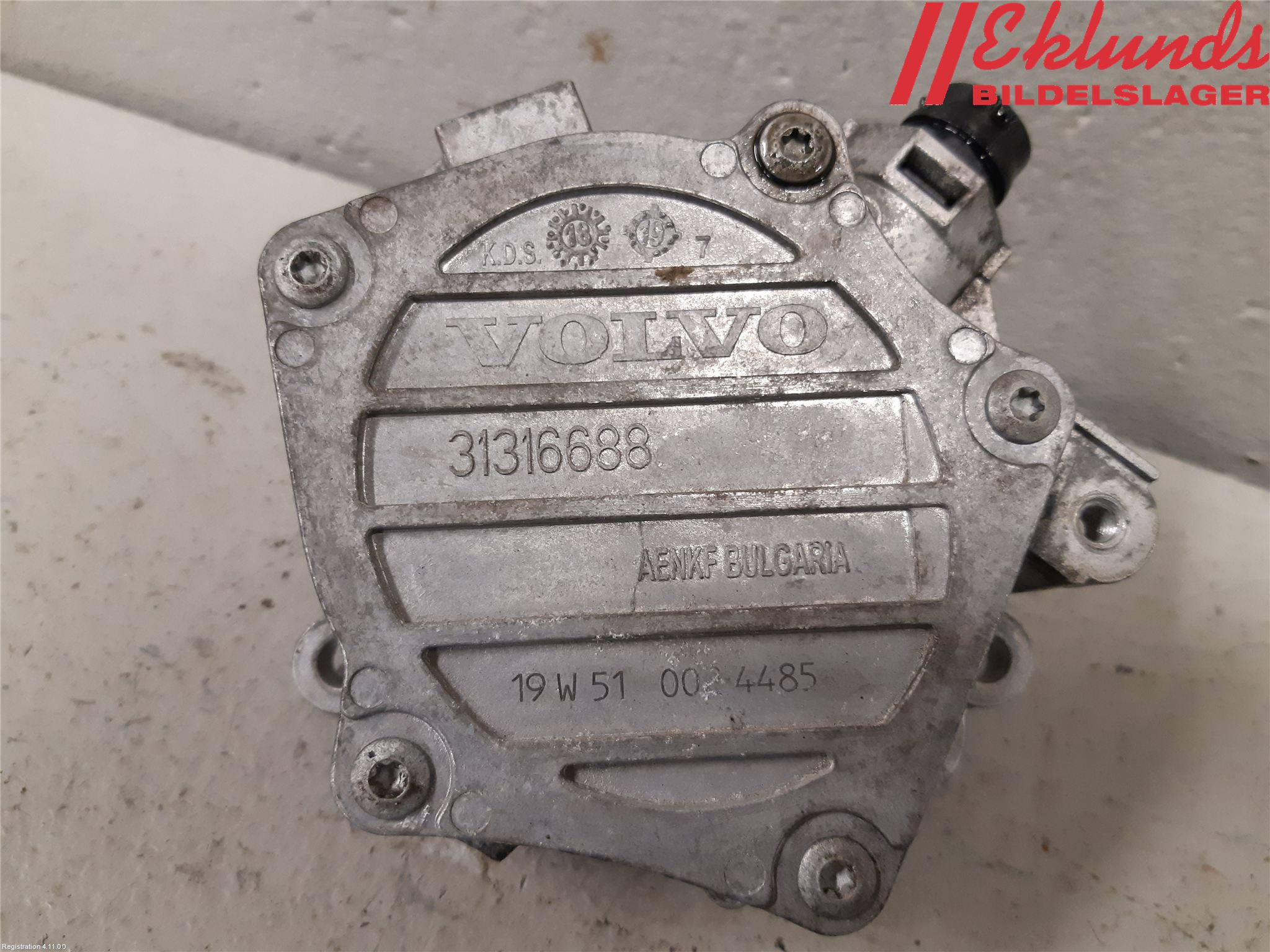 Volvo V60 19- Vakuumpump