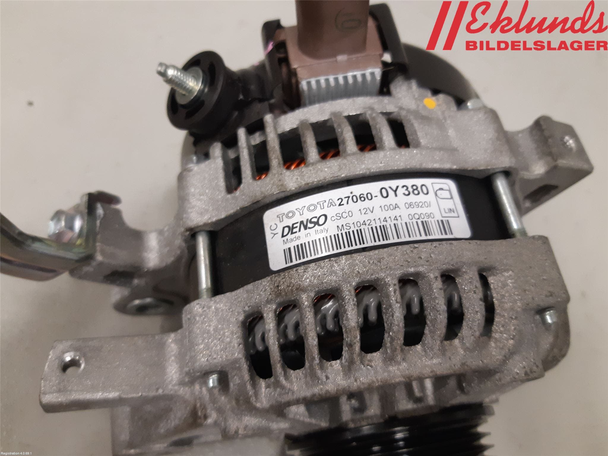 Toyota YARIS XP130 15-20 Generator