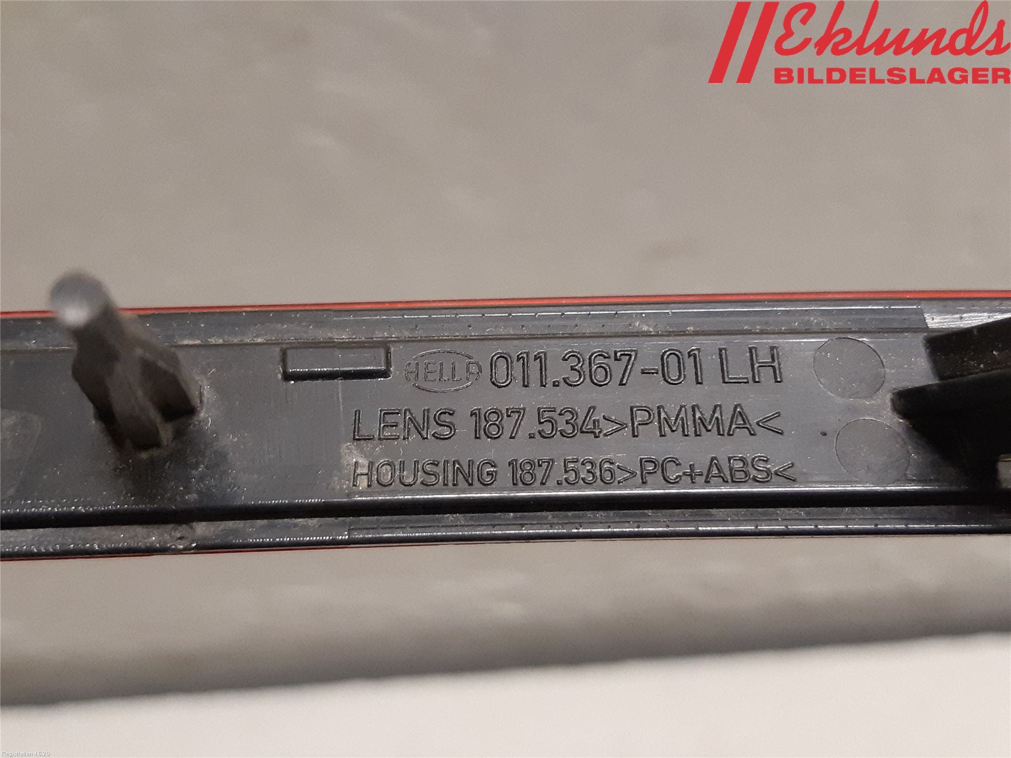 Opel ASTRA J 10-15 Dimljus/Reflex Bak