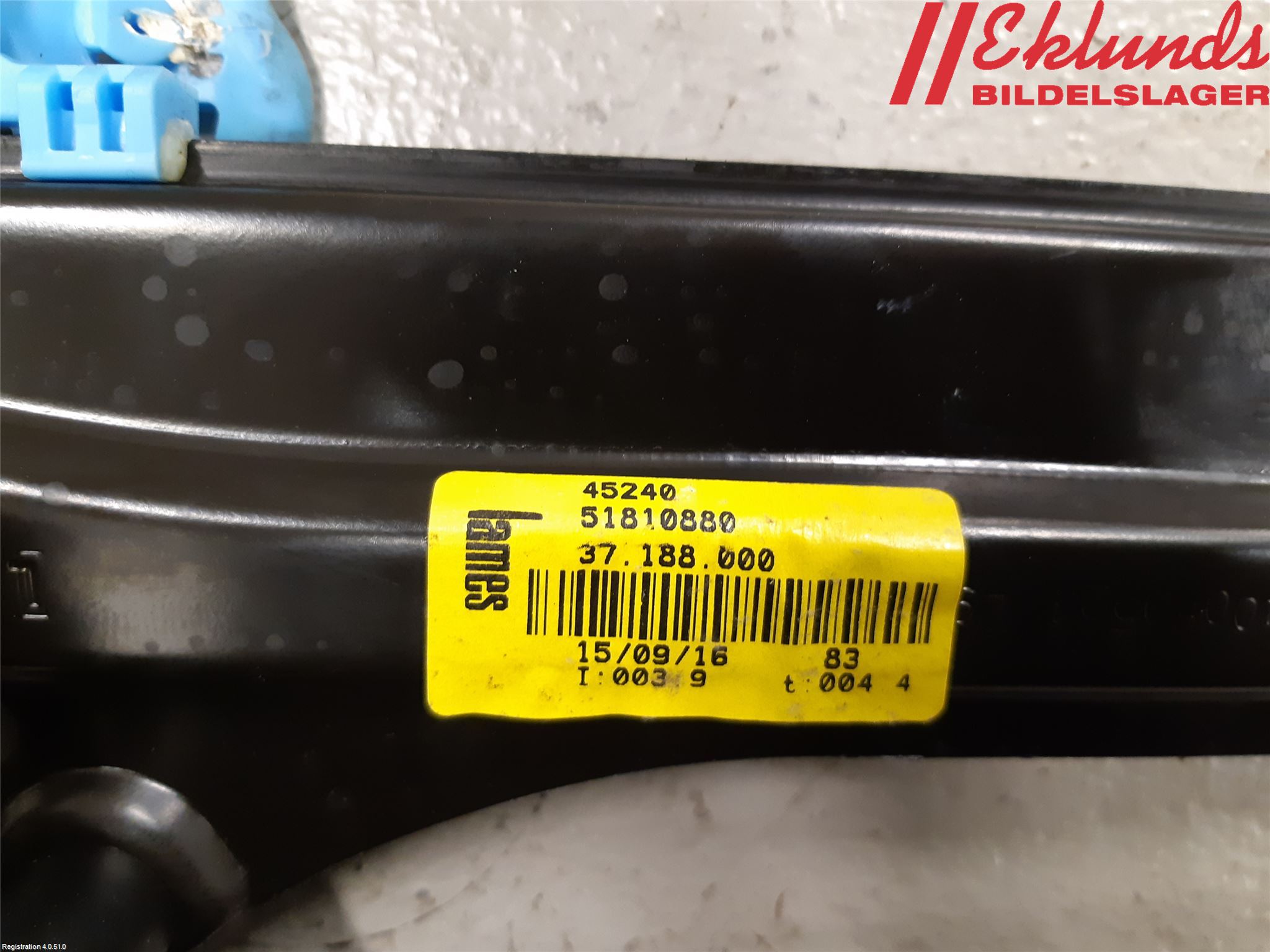 Fiat DOBLO CARGO Fönsterhiss El Kompl