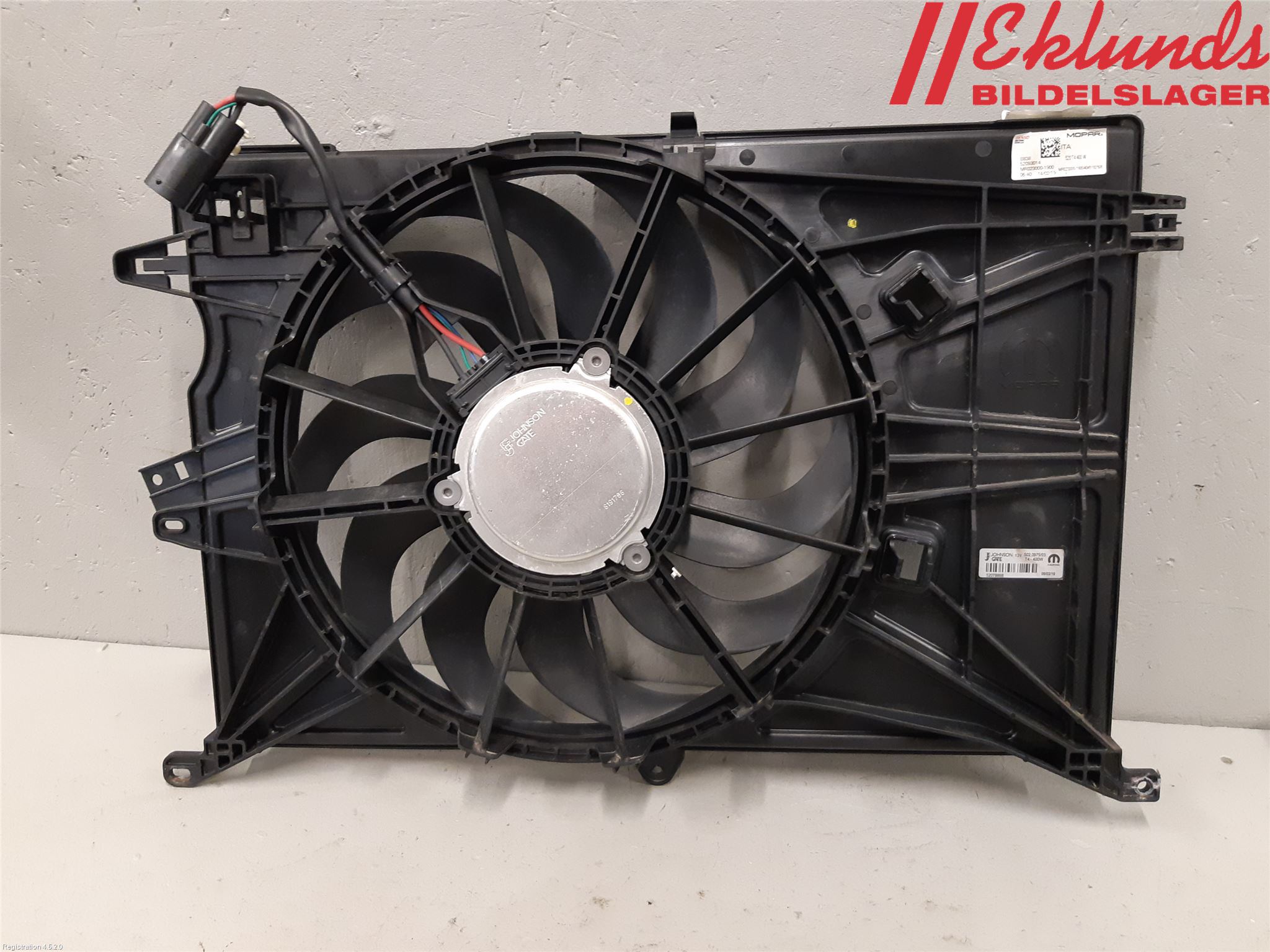 Fiat 500X 15- Kylfläkt El