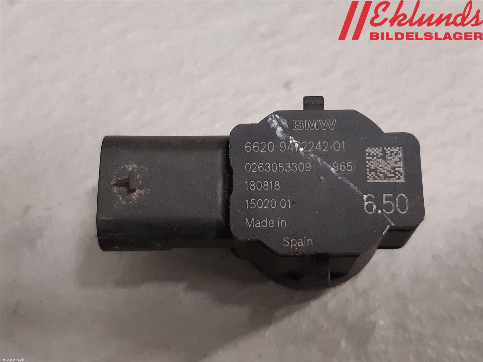 BMW 3 G20/G21/G80/G81 19- Parkeringshjälp Backsensor