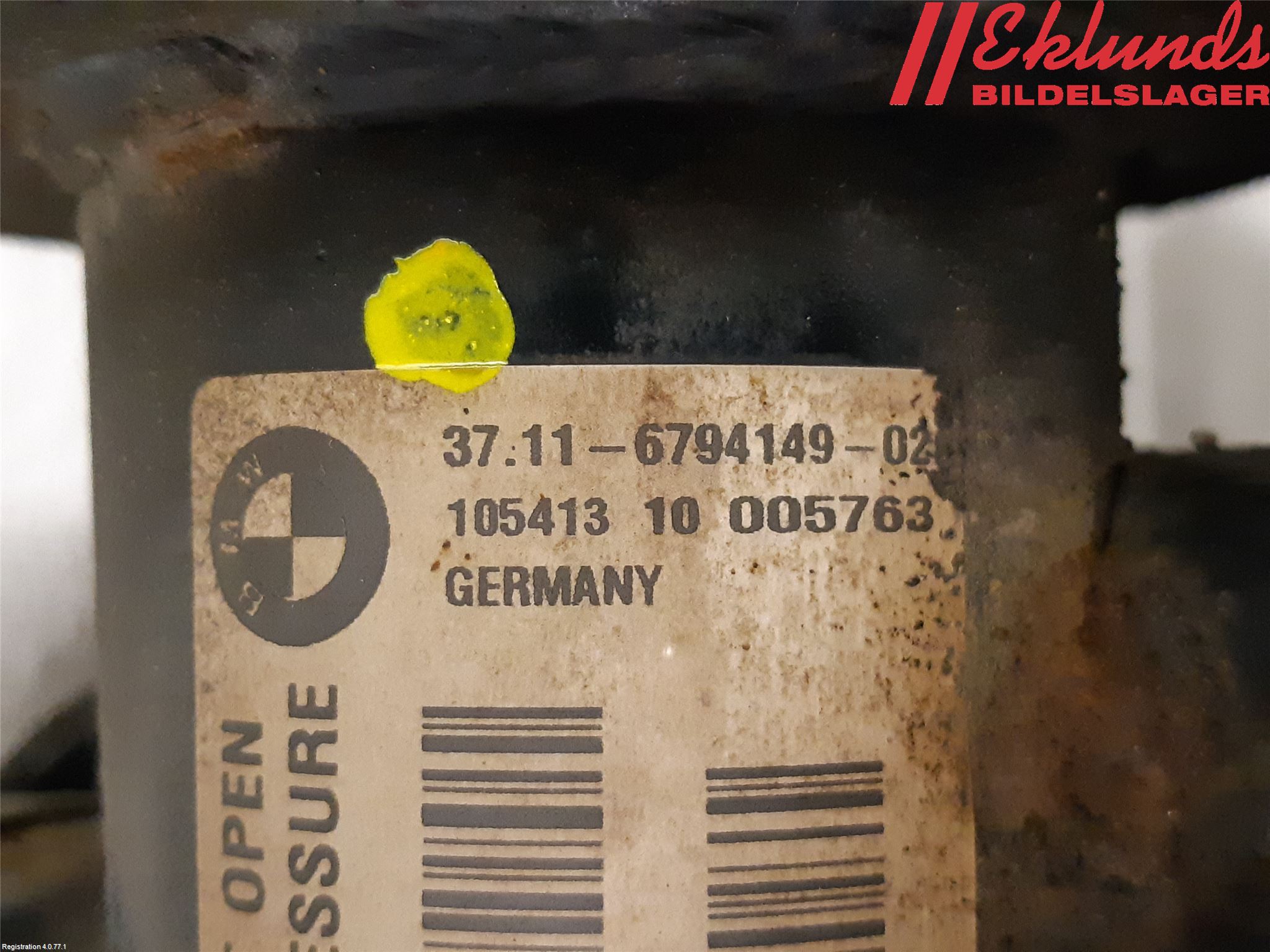 BMW 7 F01/02/03/04 09-15 Fjäderben Fram Vänster